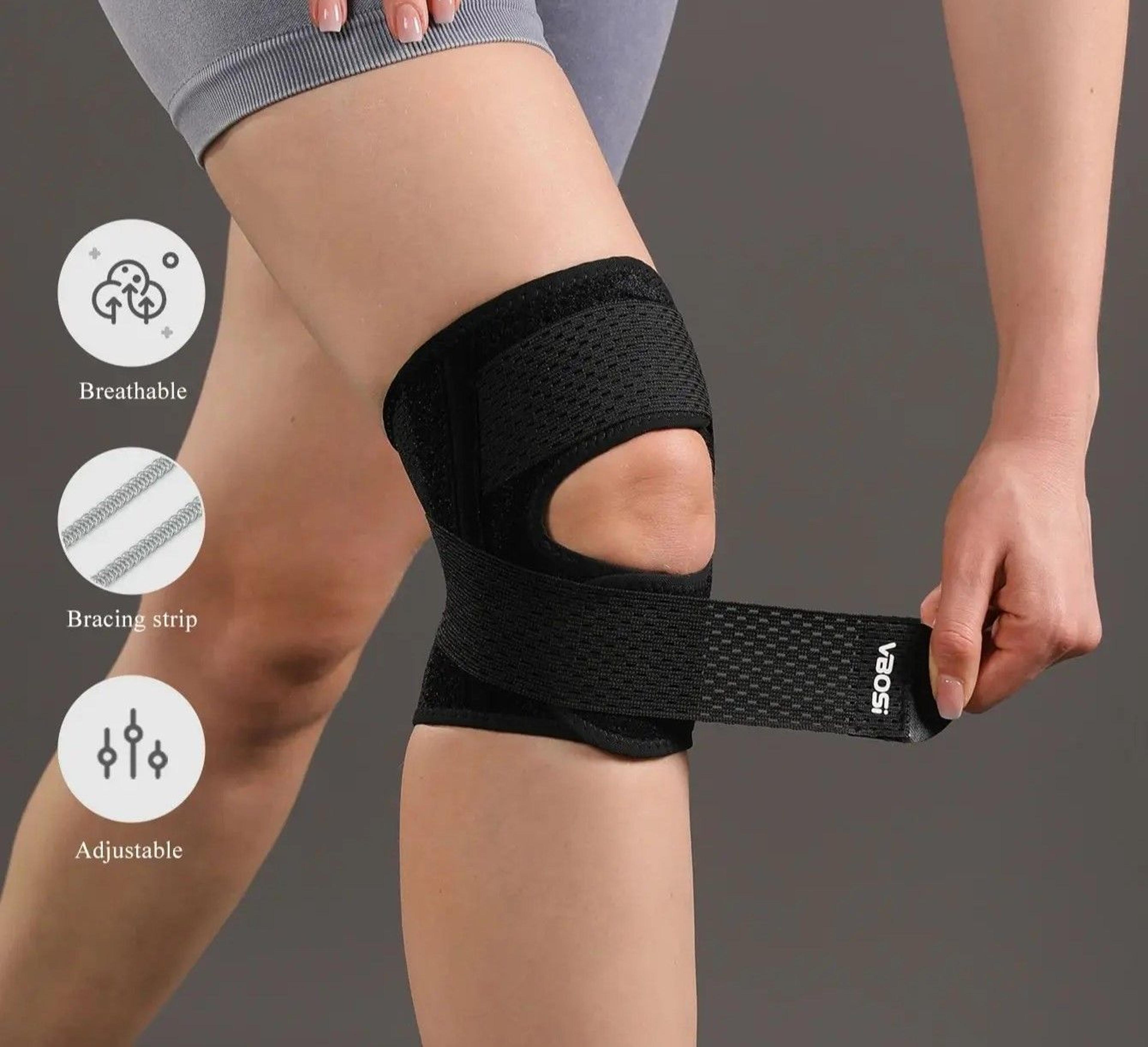 Performance Breathable Elastic Knee Support With Lateral Spring Stays 0