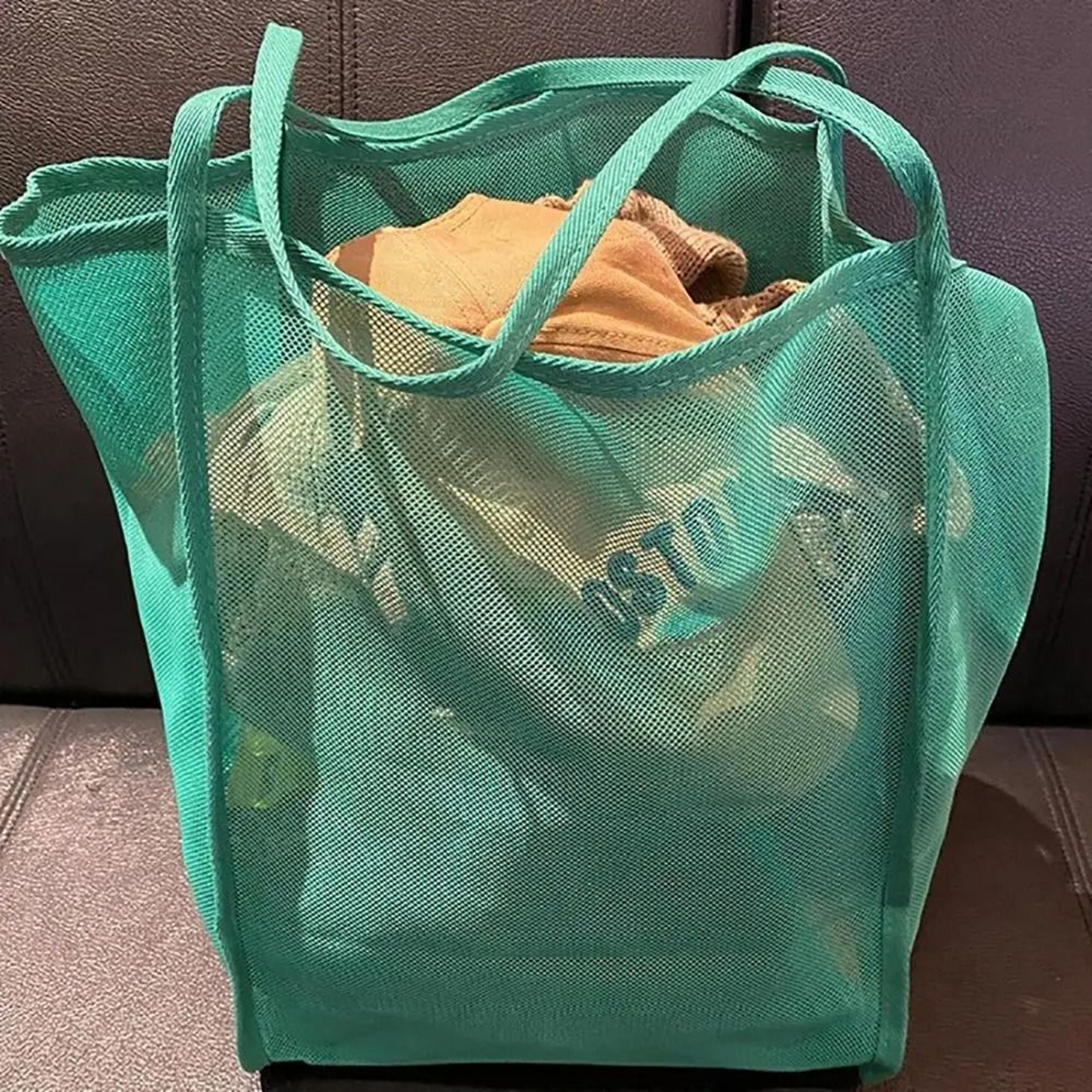 Breathable Mesh Beach And Market Tote 4