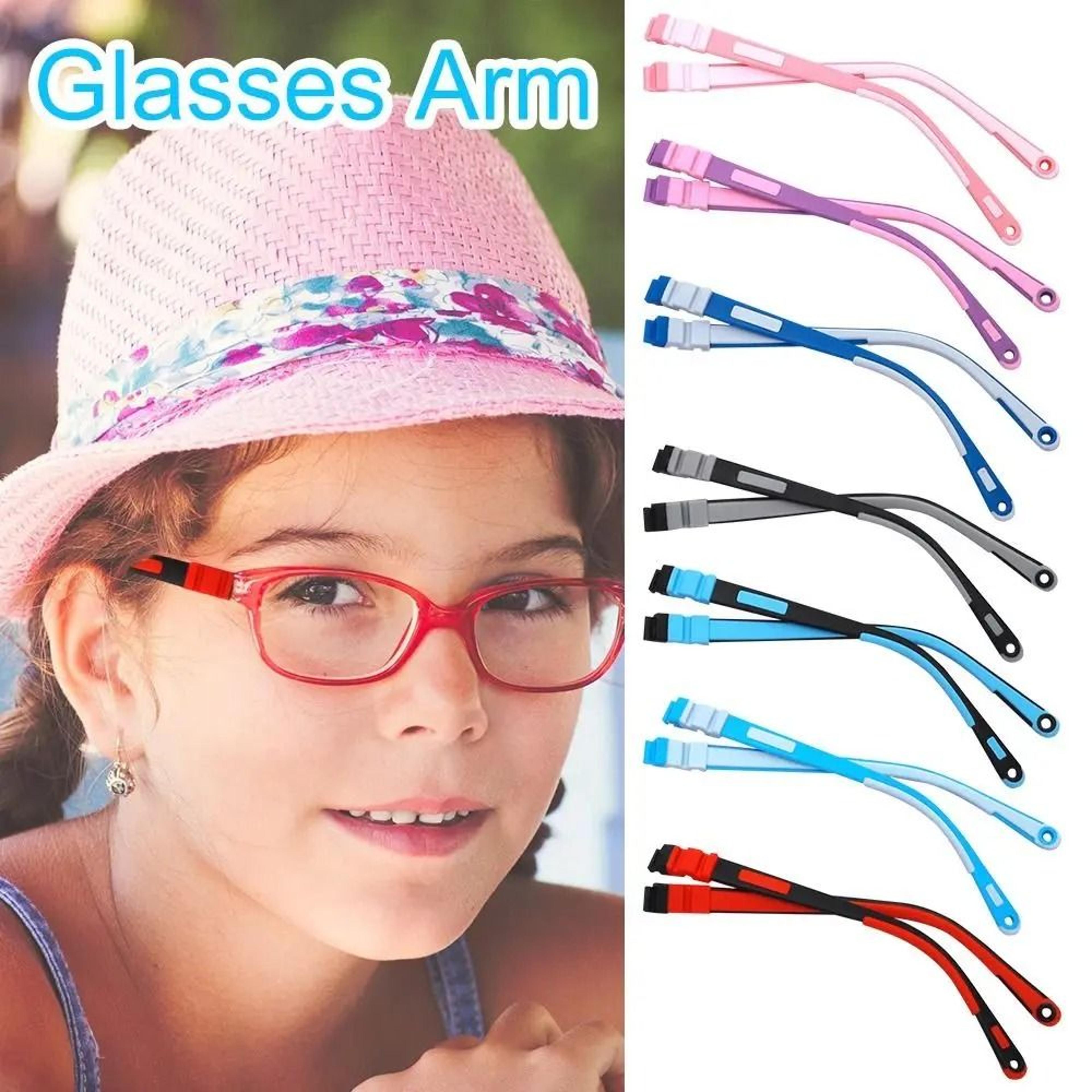 flexible silicone children's eyewear arms