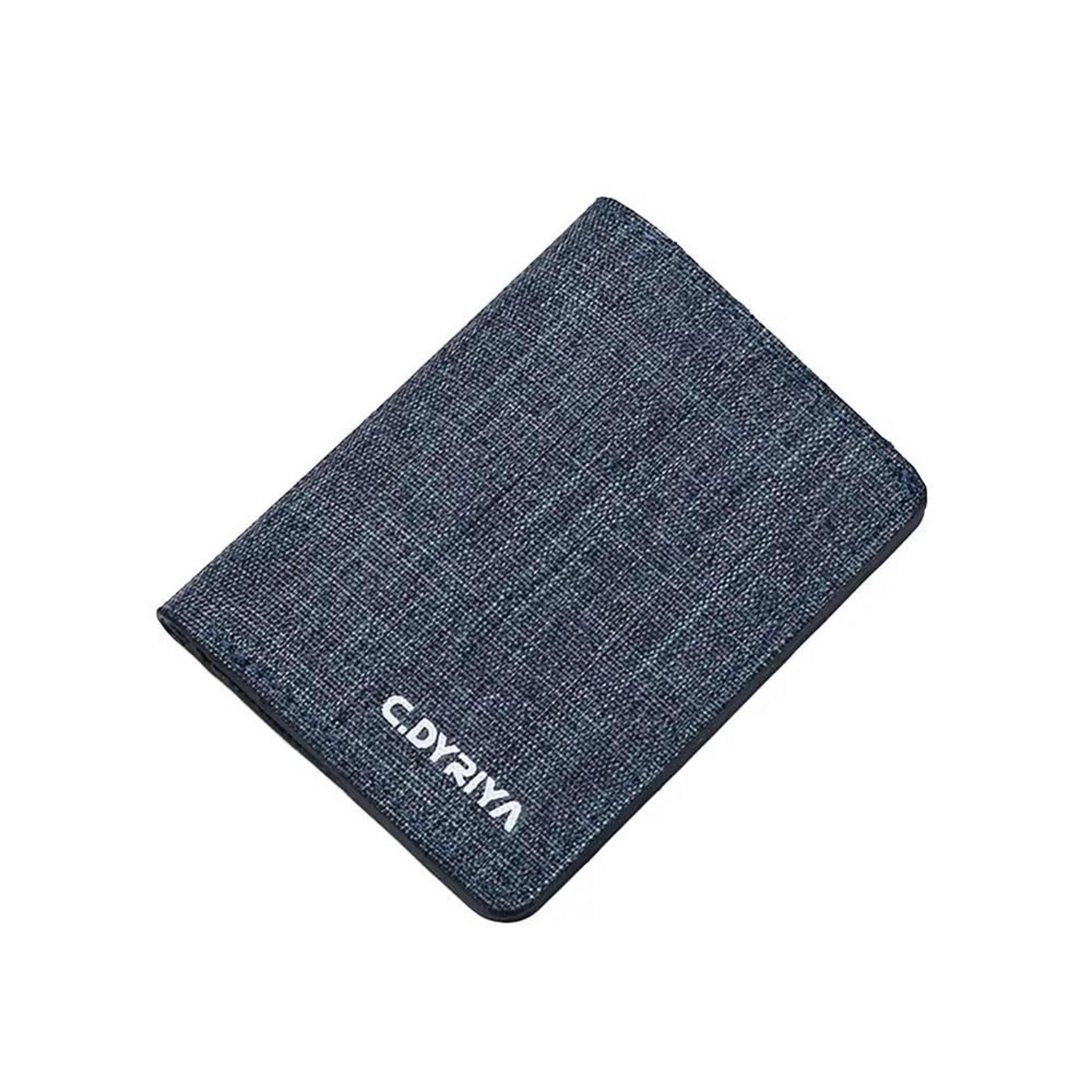 Ultra Thin Canvas Bifold Card Wallet 6