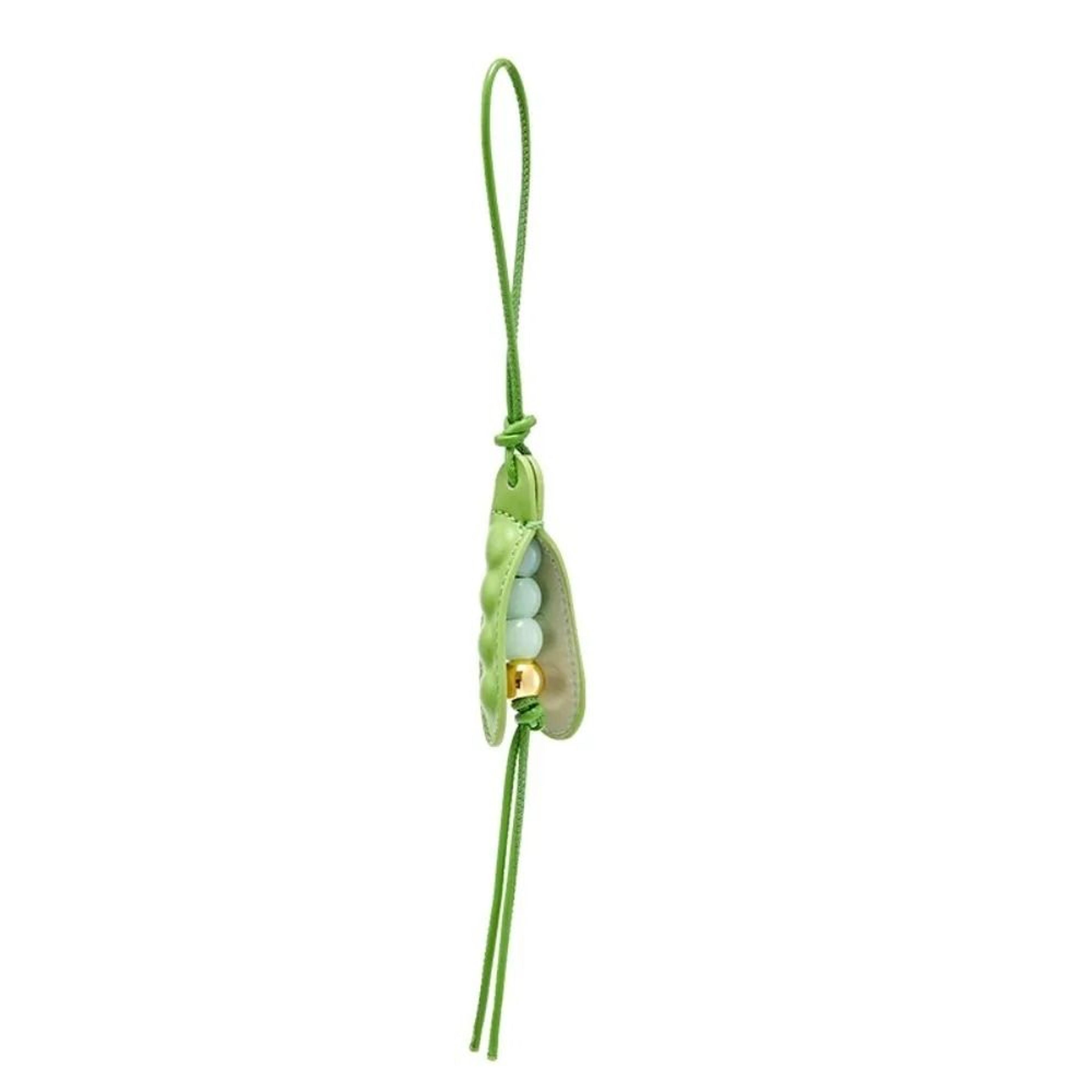 Handmade High End Green Pea Leather Pendant 5