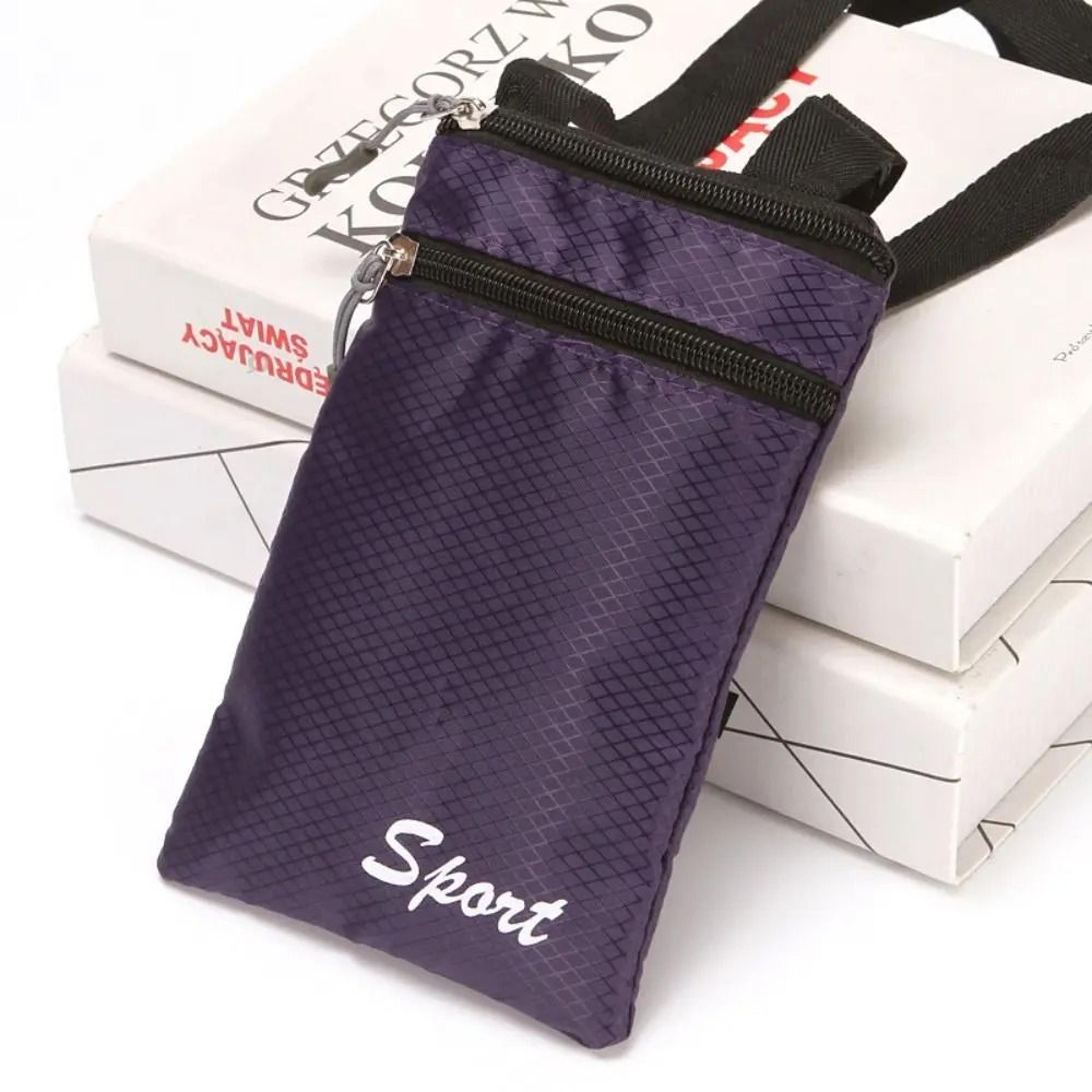 Simple Square Solid Color Crossbody Phone Bag 7