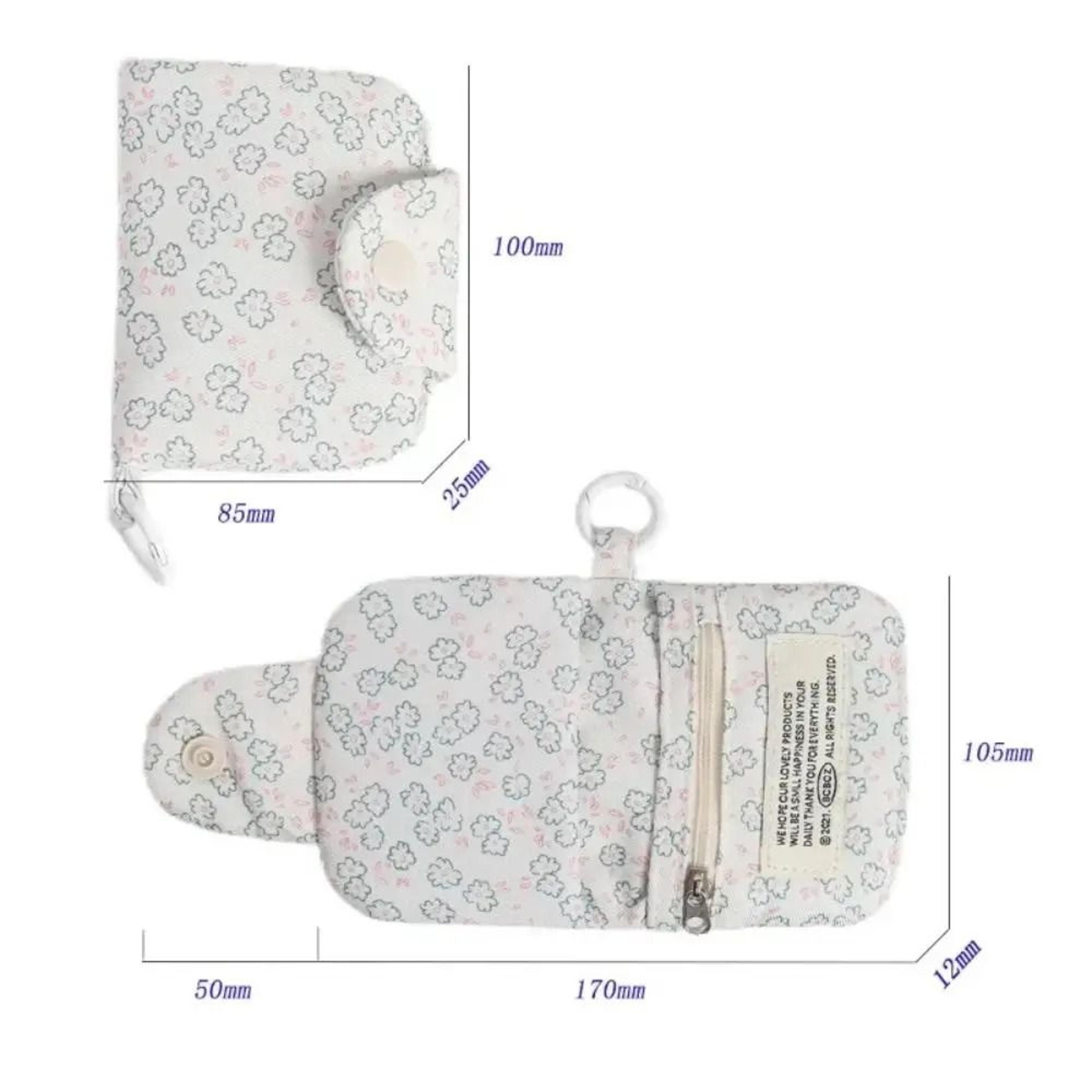 Cute Floral Korean Fashion Mini Wallet 4