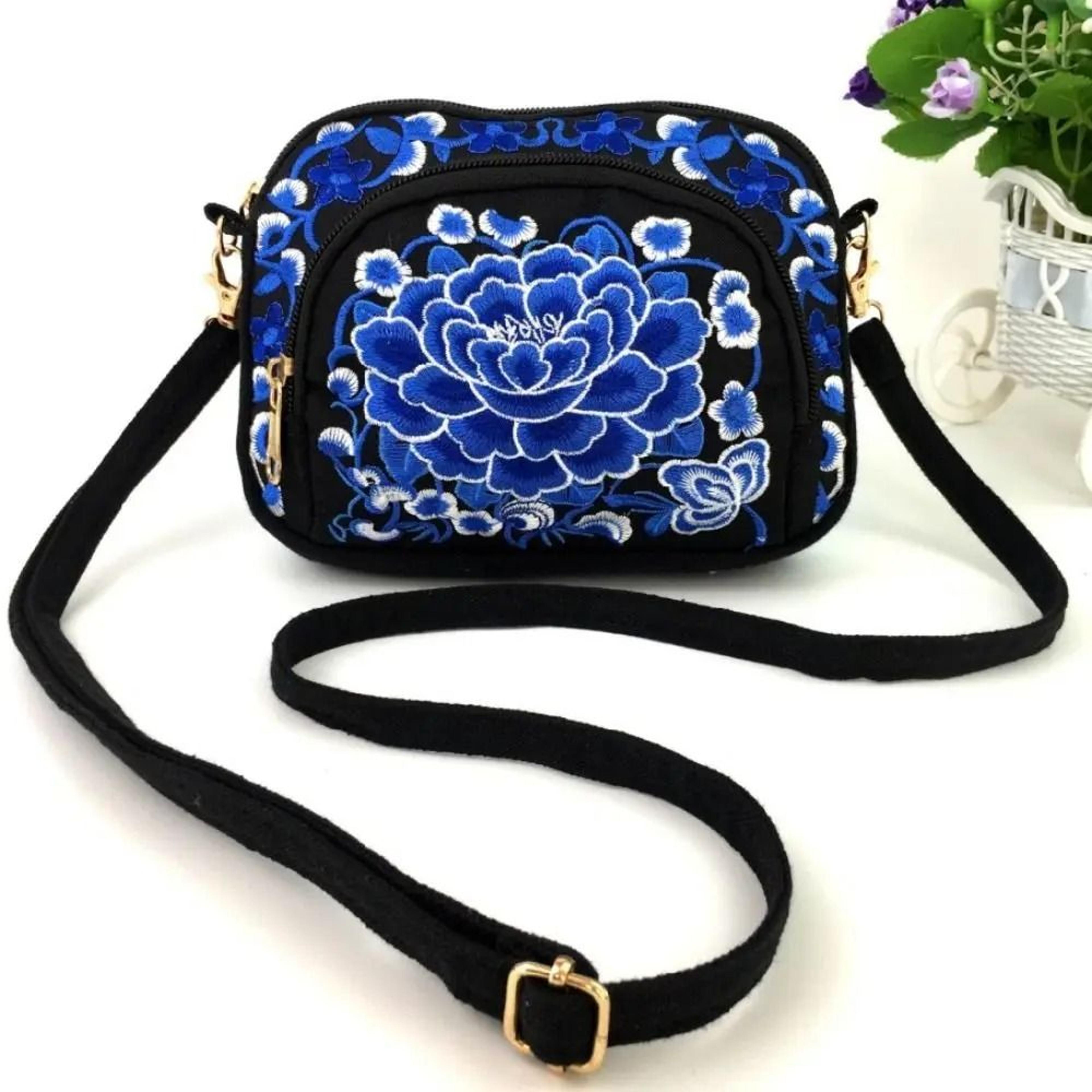 Ethnic Style Floral Embroidered Crossbody Bag 8
