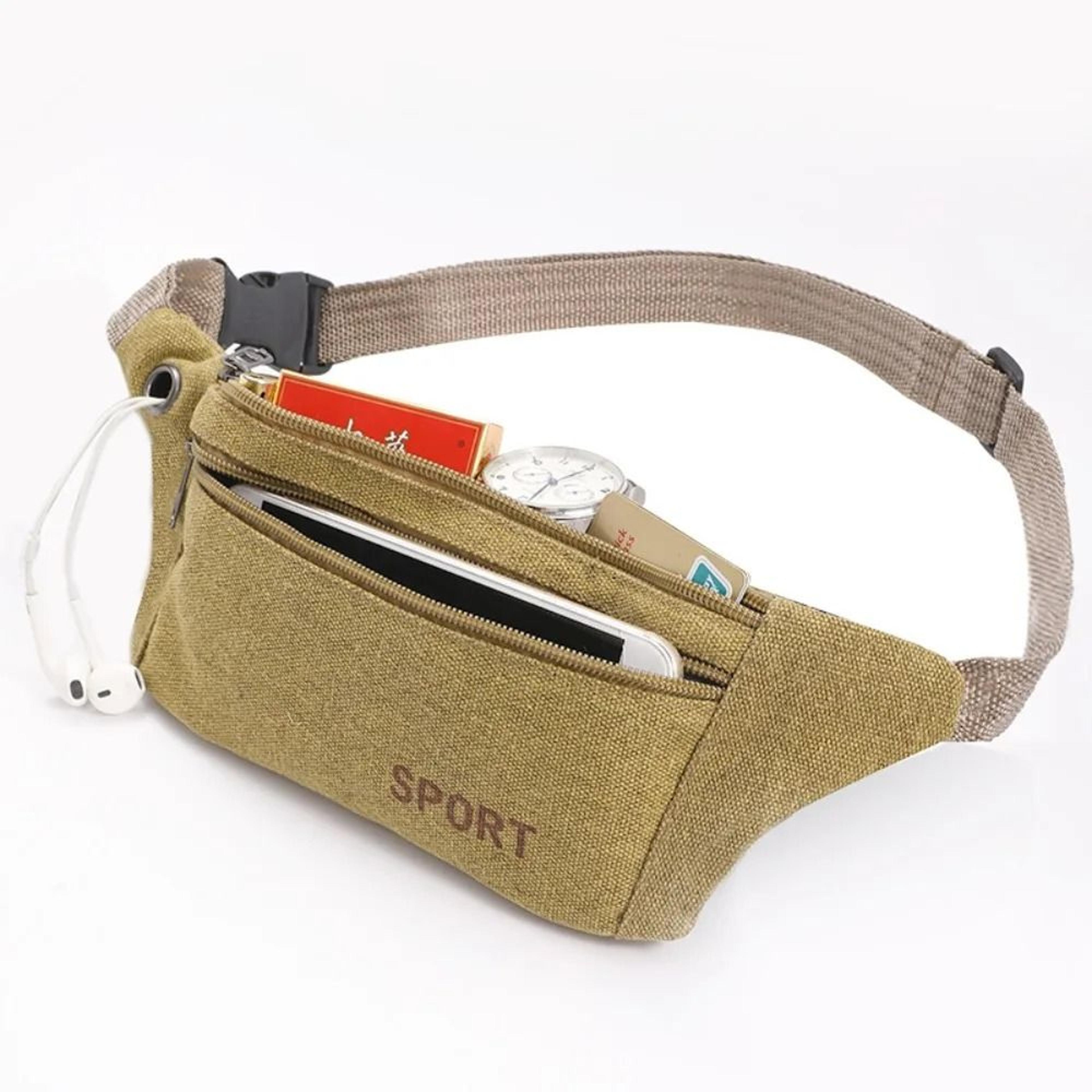 universal canvas running and travel fanny pack
