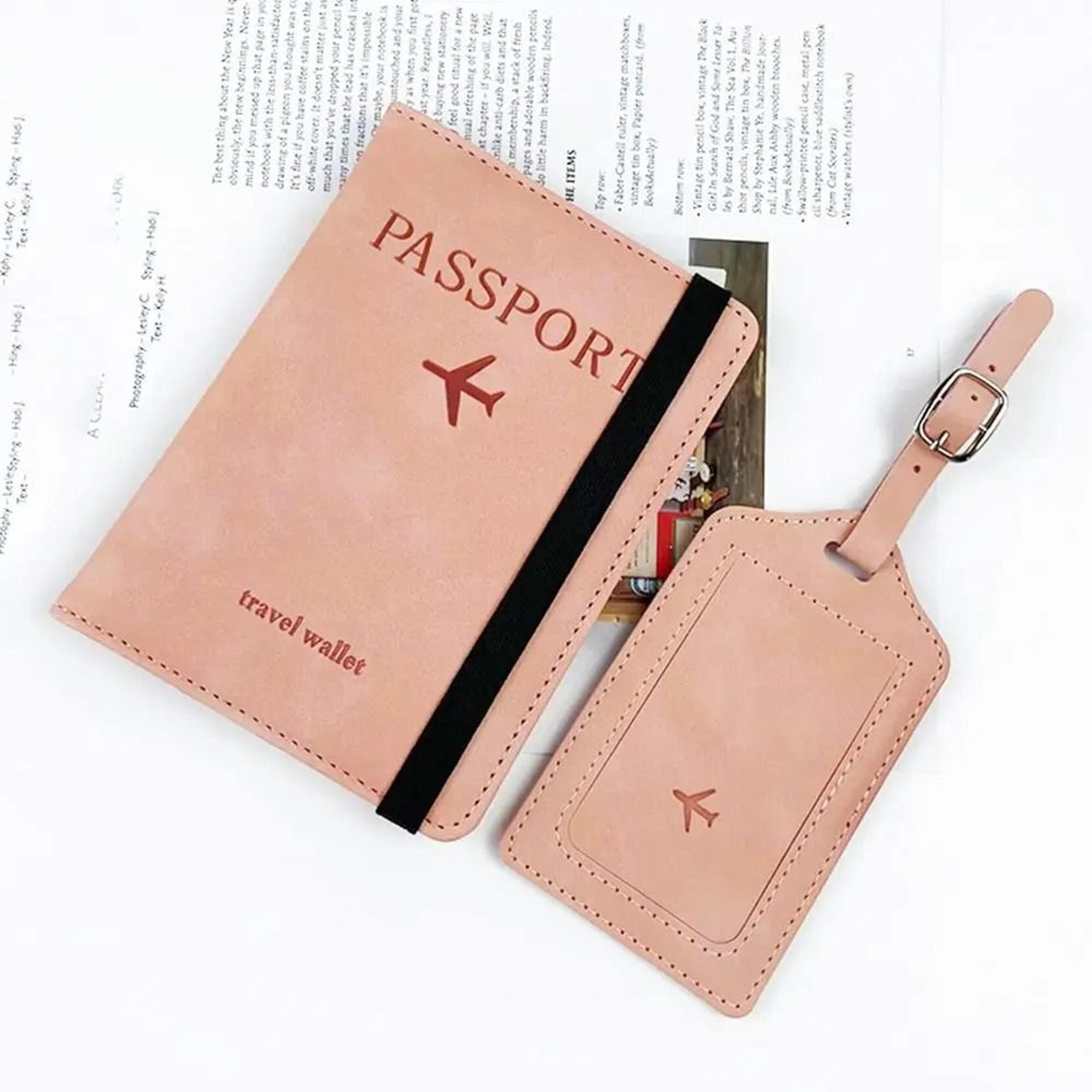 Portable Leather Luggage And Suitcase ID Tag 2