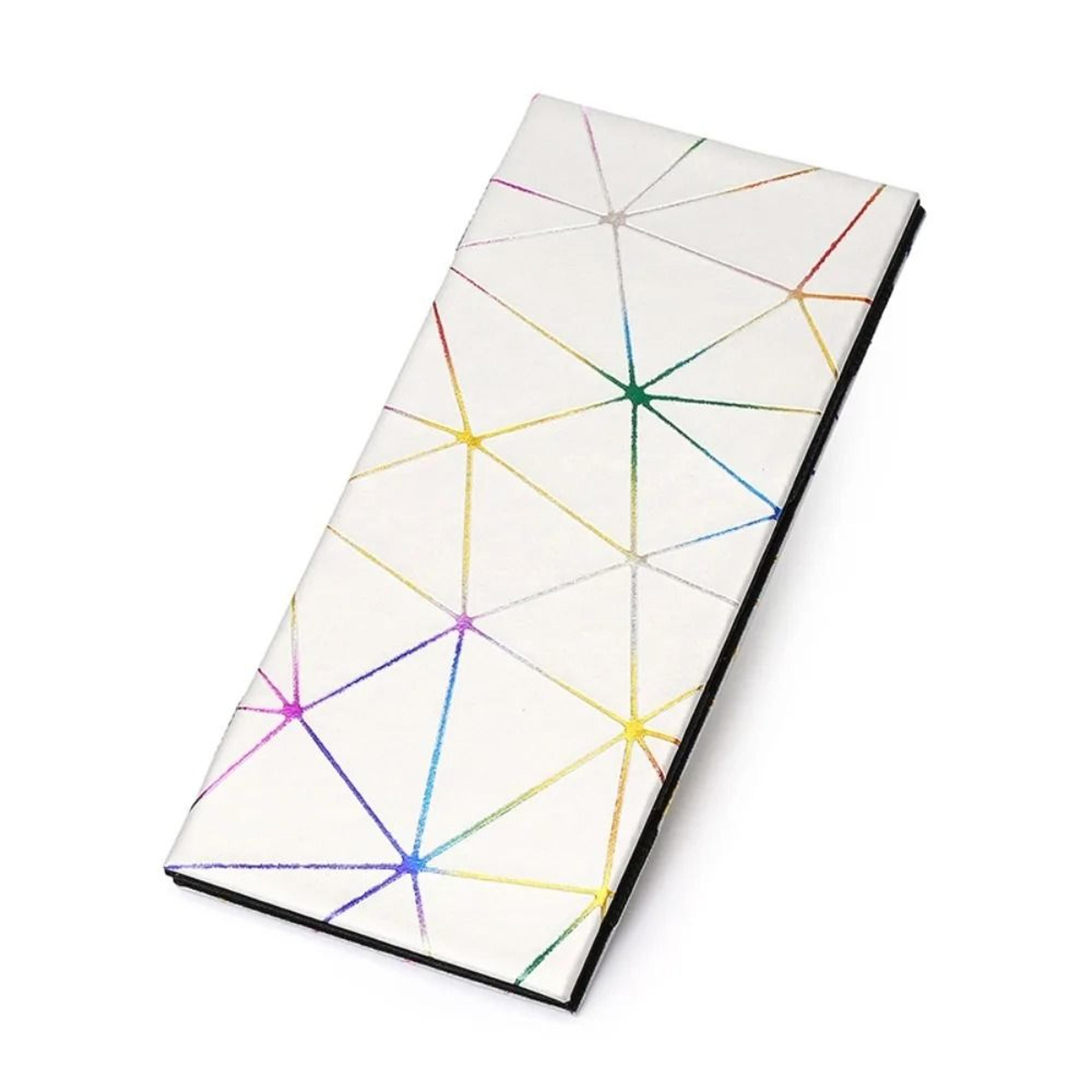 Geometric Laser Reflective Slim Long Wallet 10