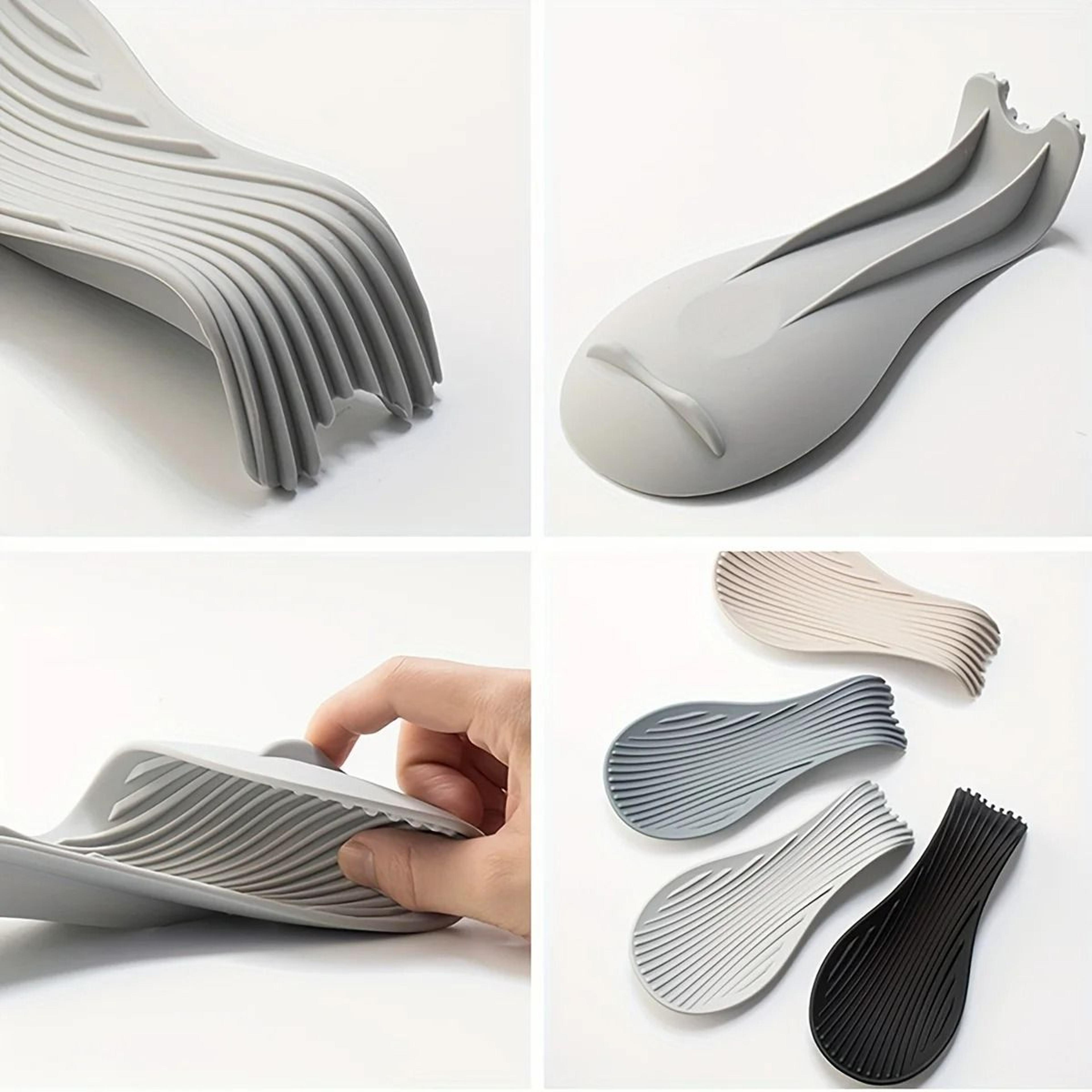 Non Slip Silicone Spoon Rest And Utensil Holder 4
