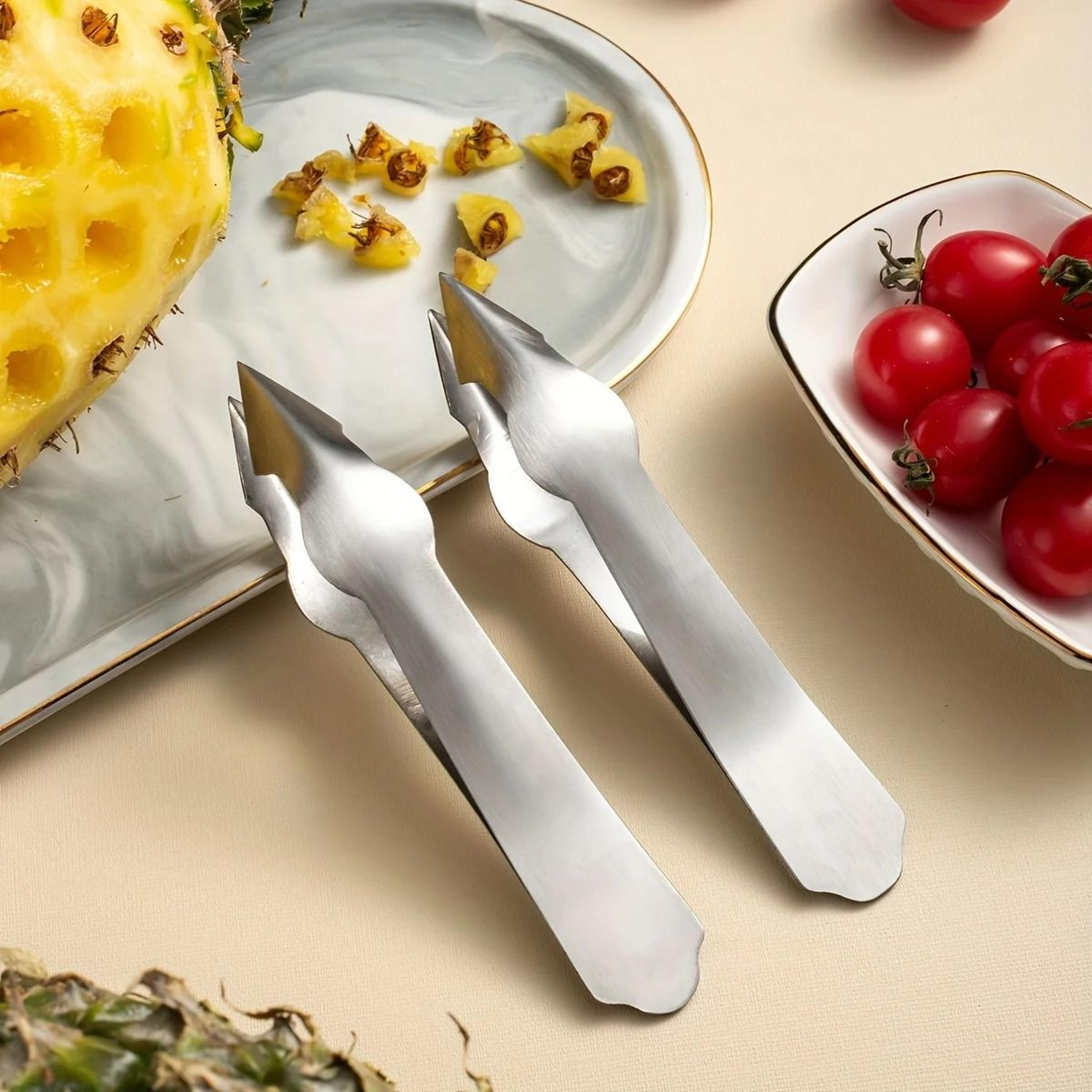 stainless steel pineapple eye and stem remover