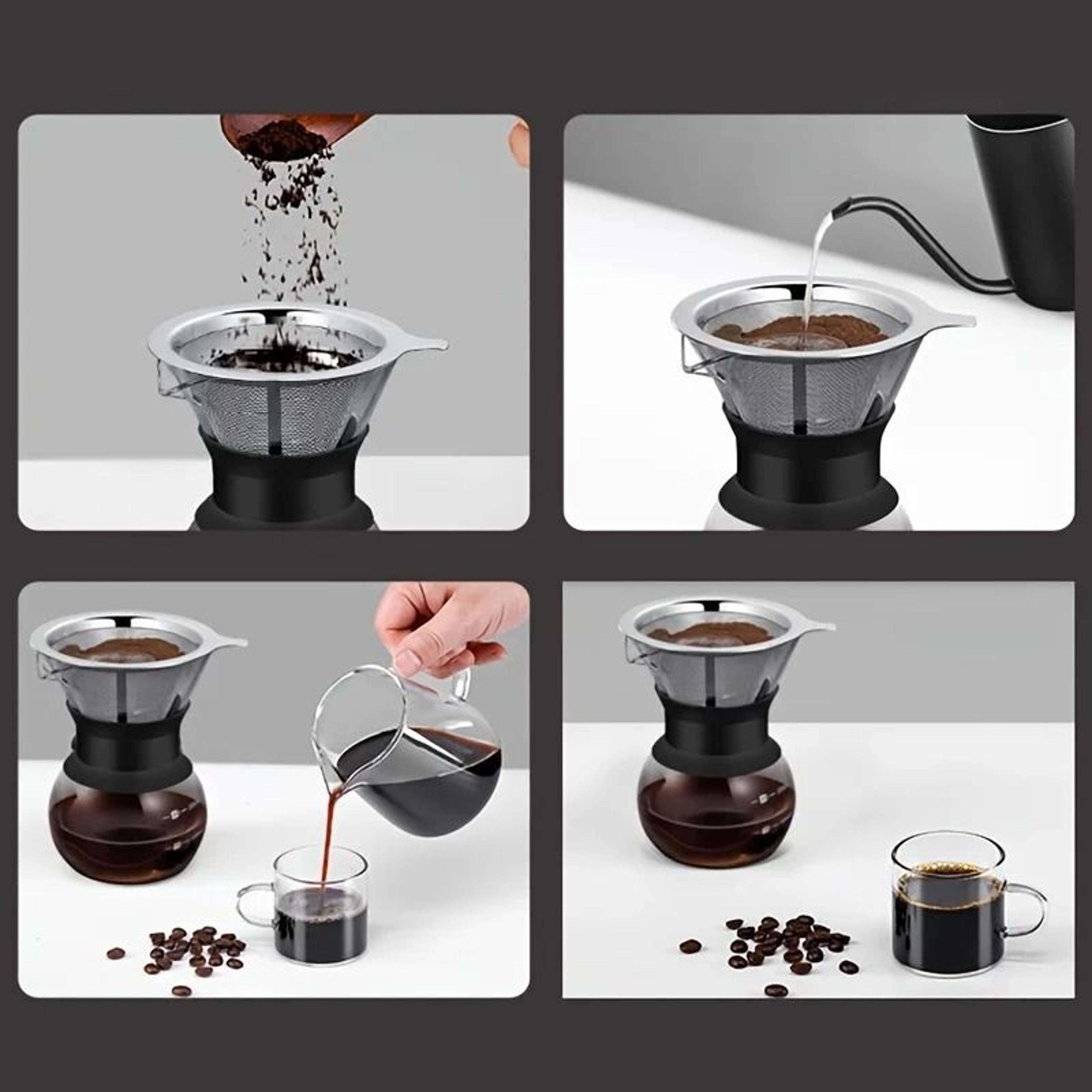 304 Stainless Steel Reusable Coffee Filter 3