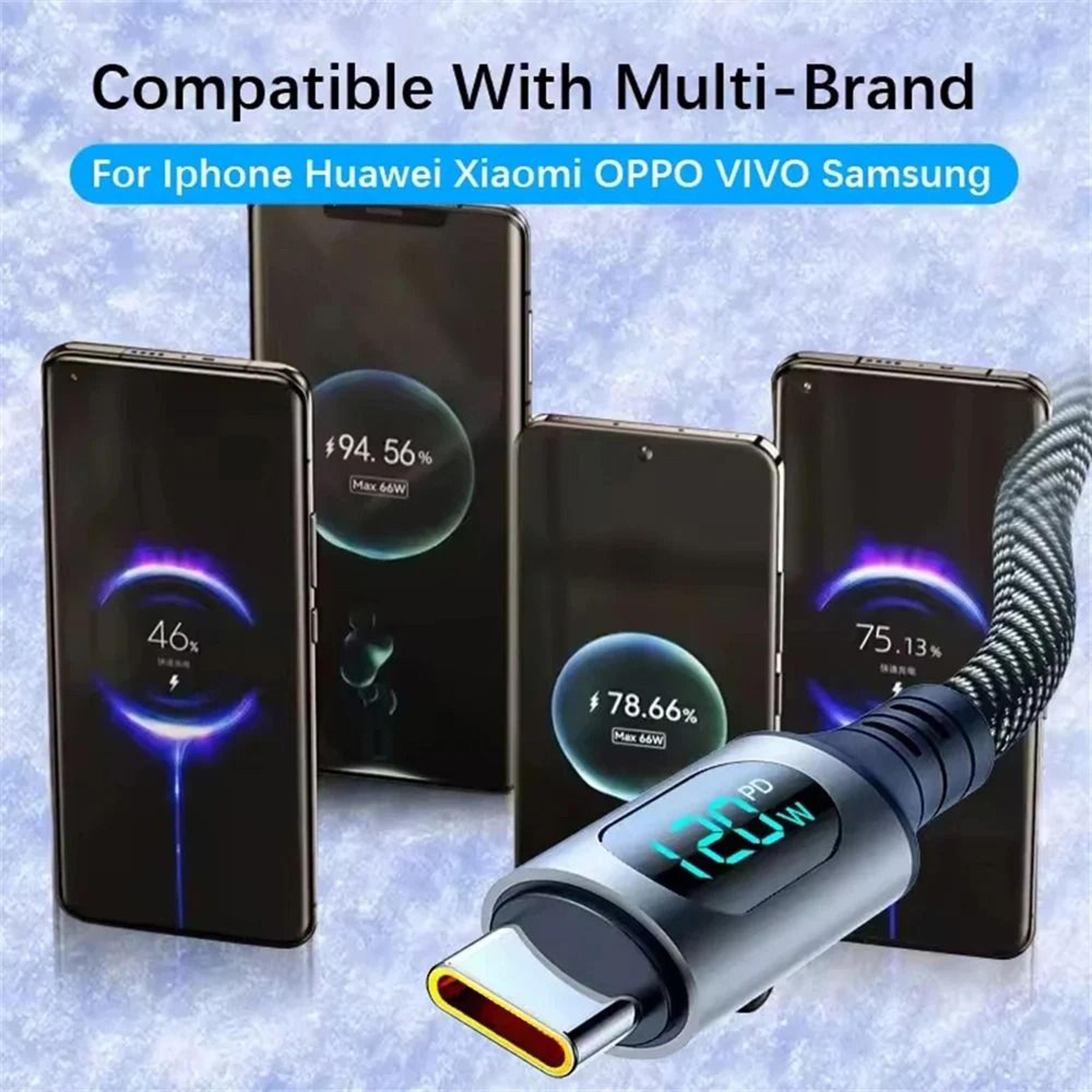 120W High Speed Professional Data And Charging Cable 5