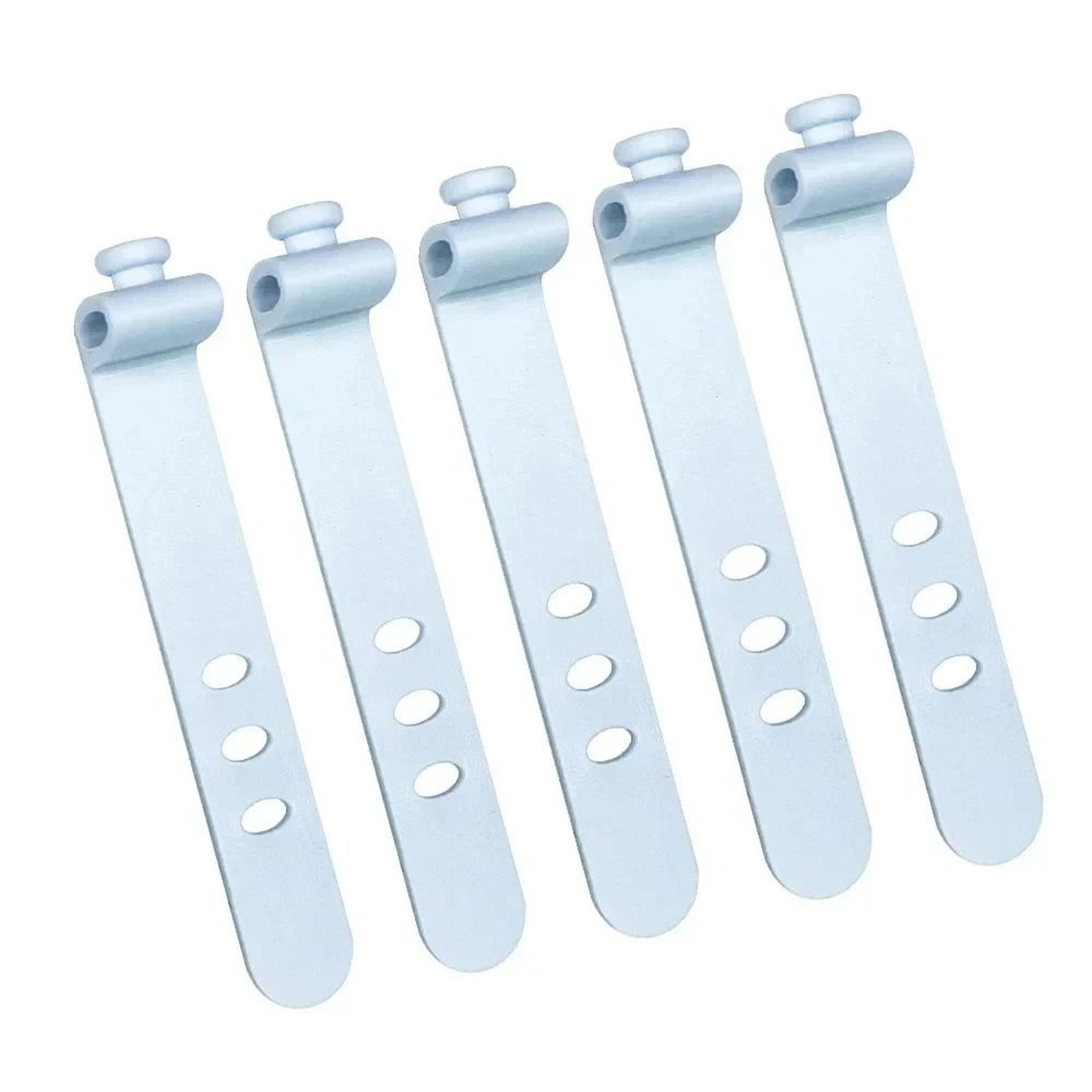 Universal Reusable Flexible Silicone Cable Ties 14