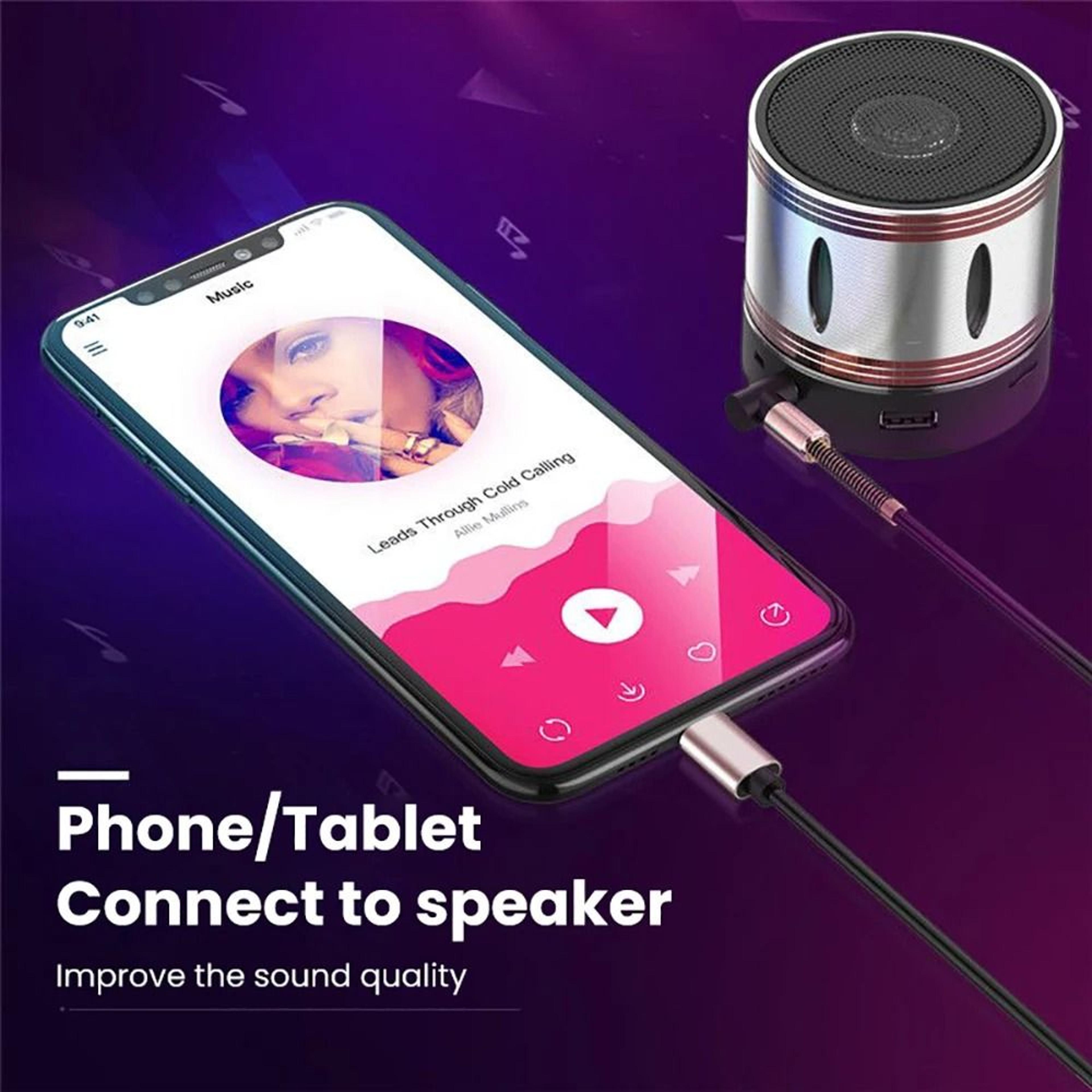 Retractable TypeC To 35mm Auxiliary Audio Cable 2