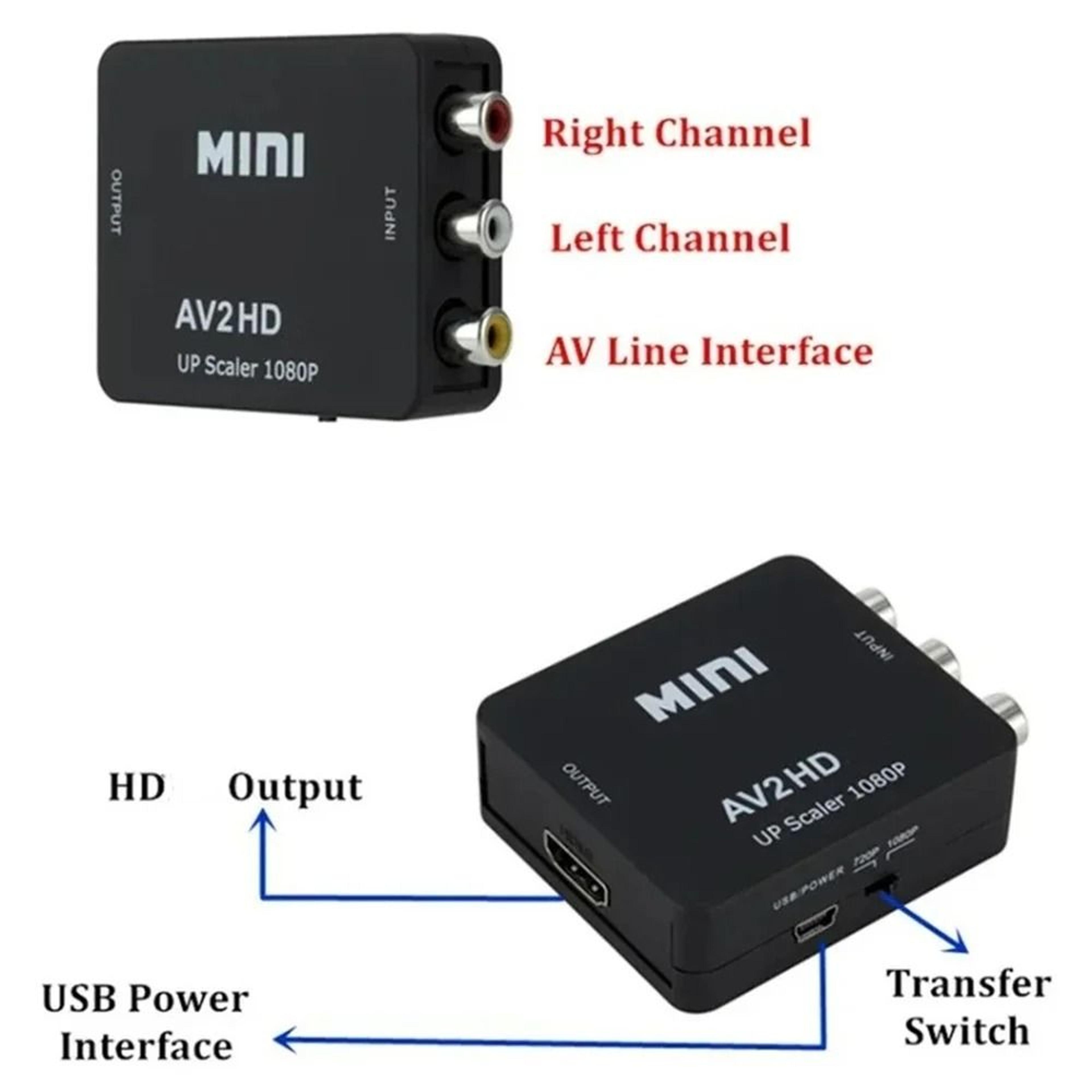 Professional RCA To HDMI Composite Video Converter 5