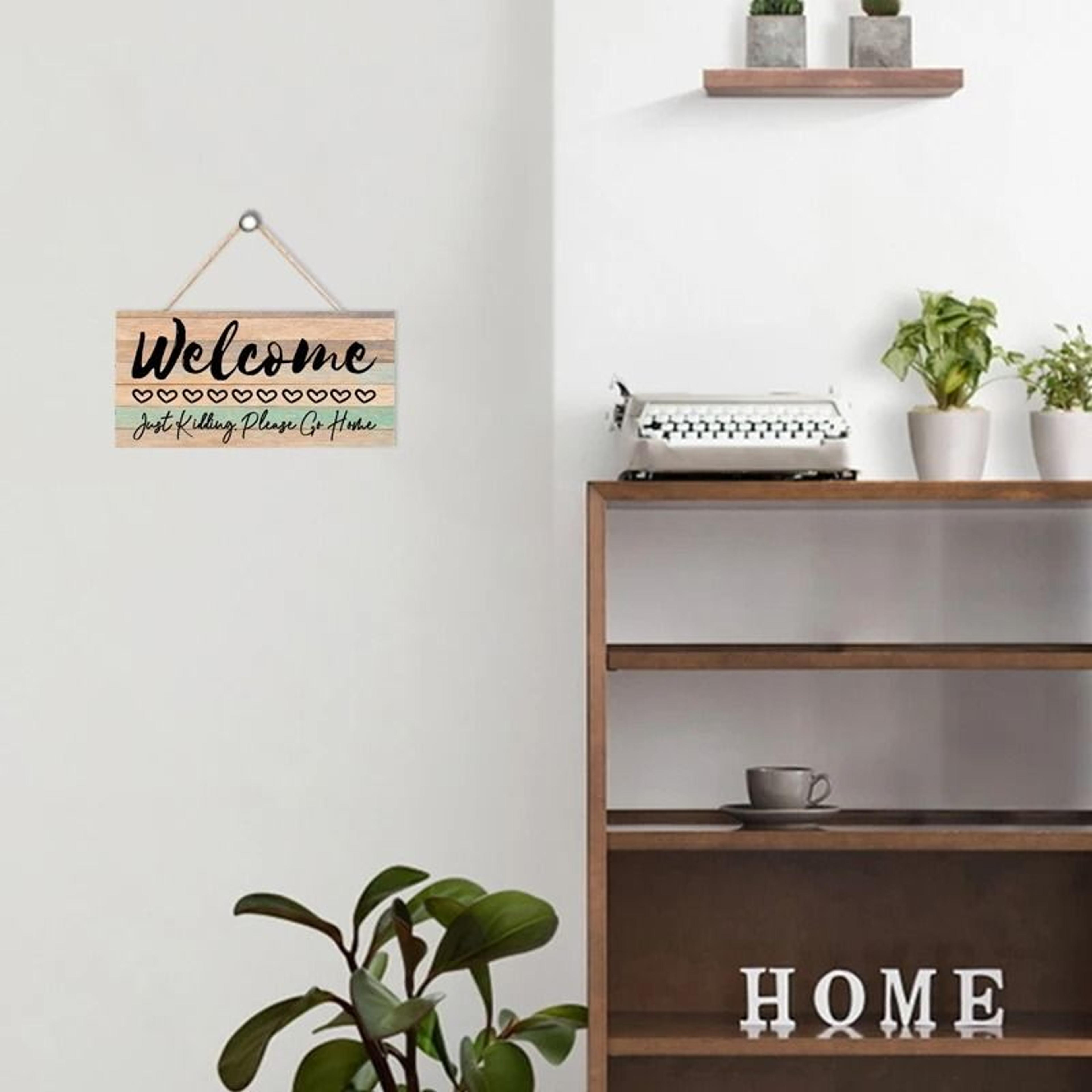 Rustic Farmhouse Welcome Wooden Wall Art Plaque 3