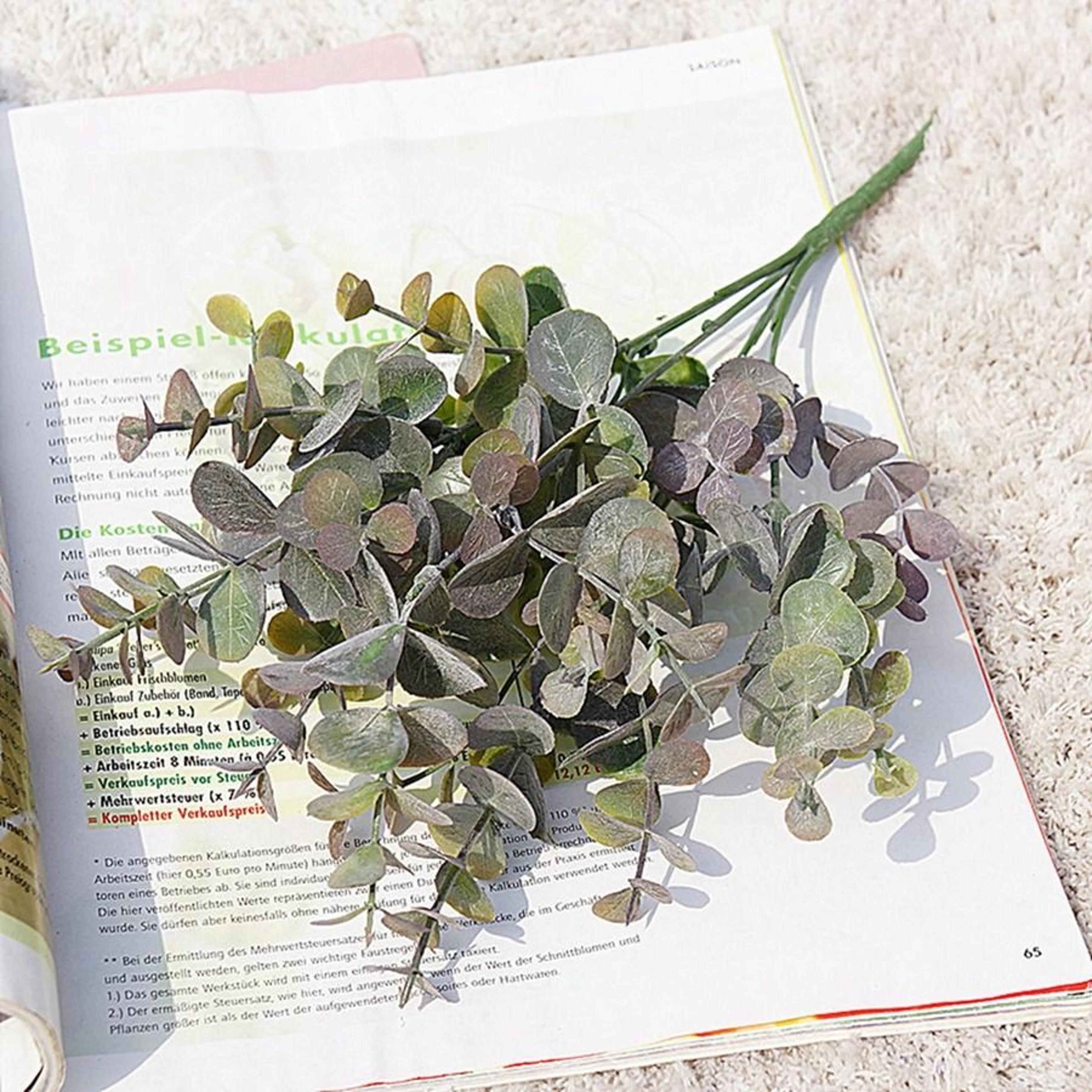 Sophisticated Artificial Green Eucalyptus Decorative Stem 6