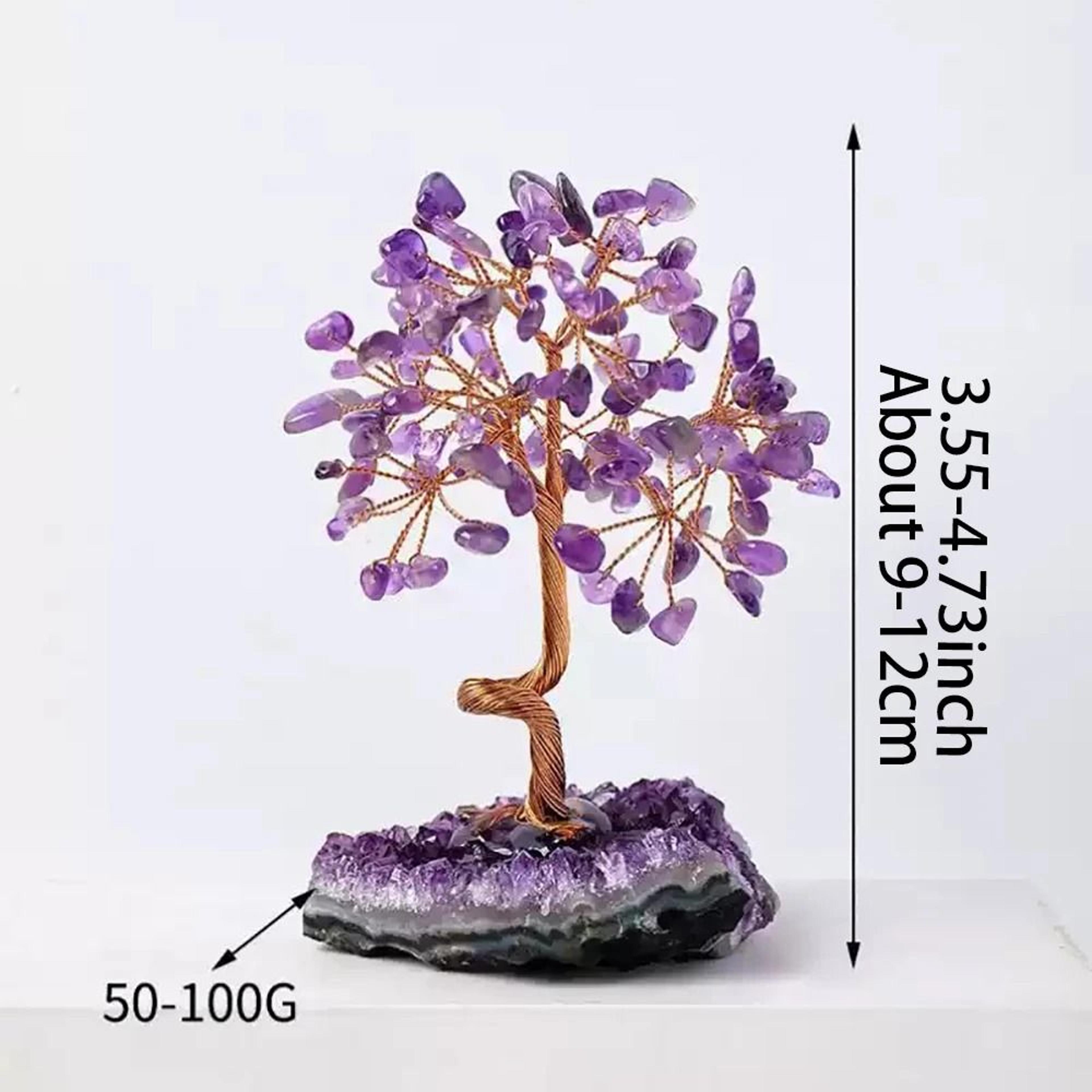 Natural Amethyst Crystal Healing Stone Tree 1