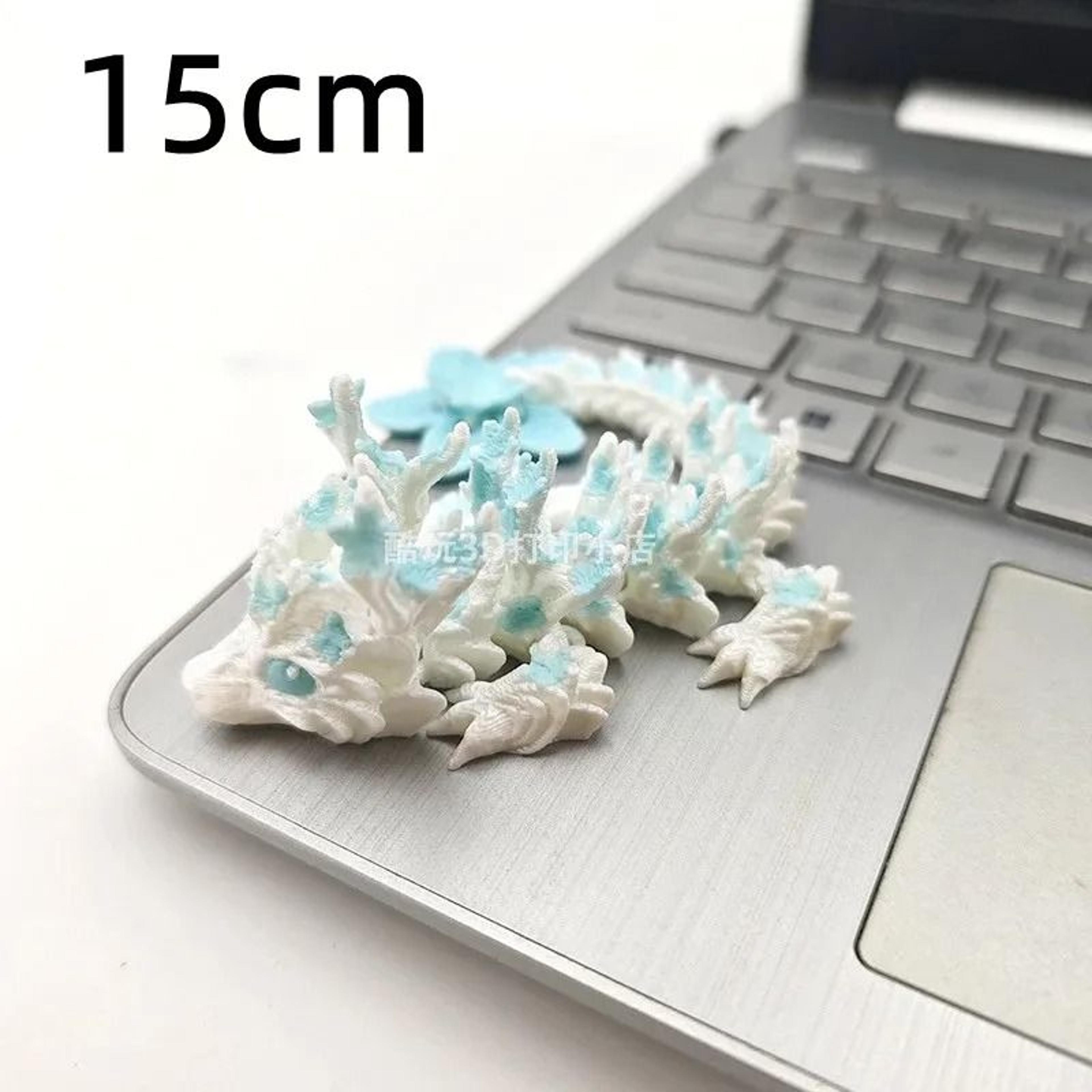 3D Printed Articulated Cherry Blossom Dragon Sculpture 7