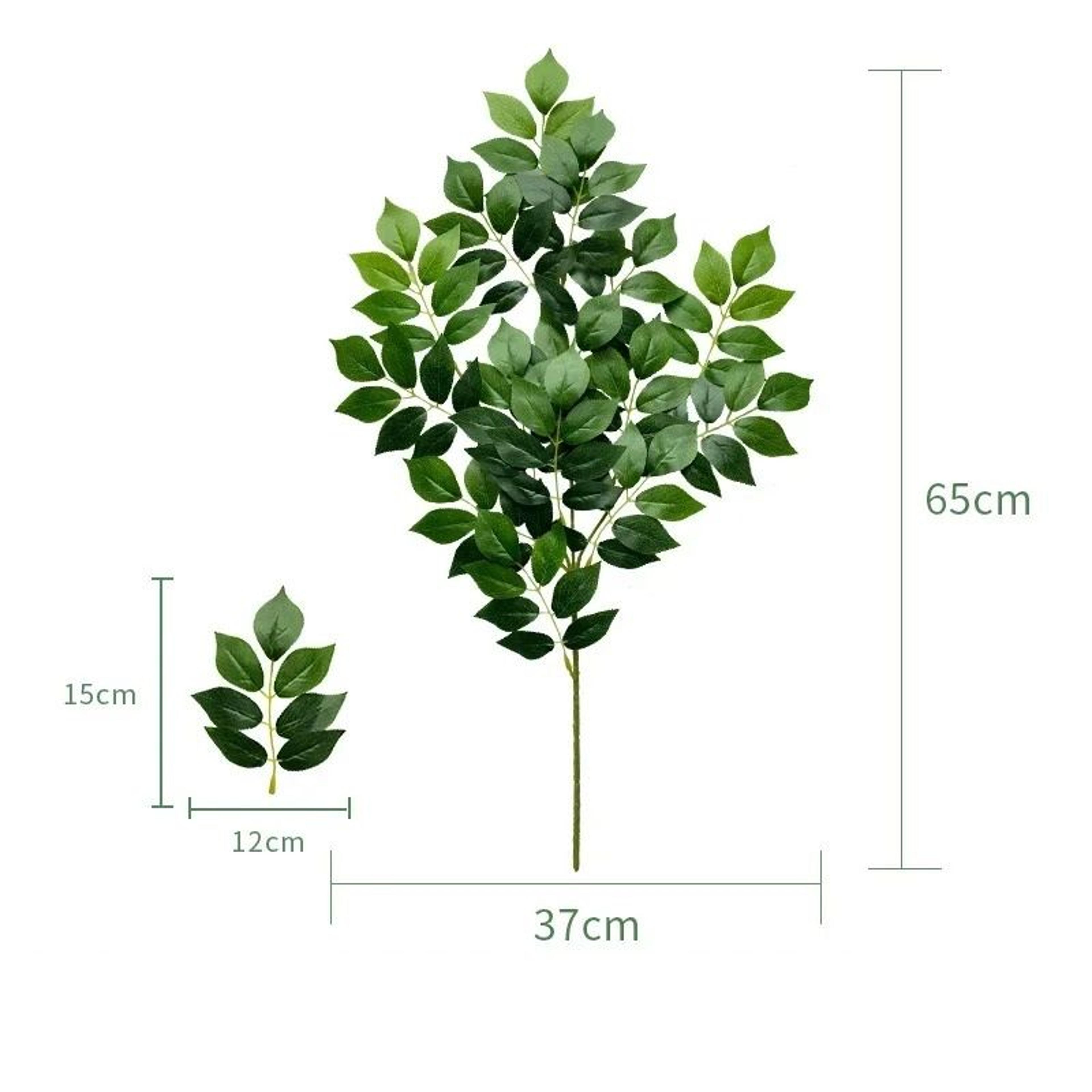 Silver Dollar Artificial Eucalyptus Greenery Stem 21