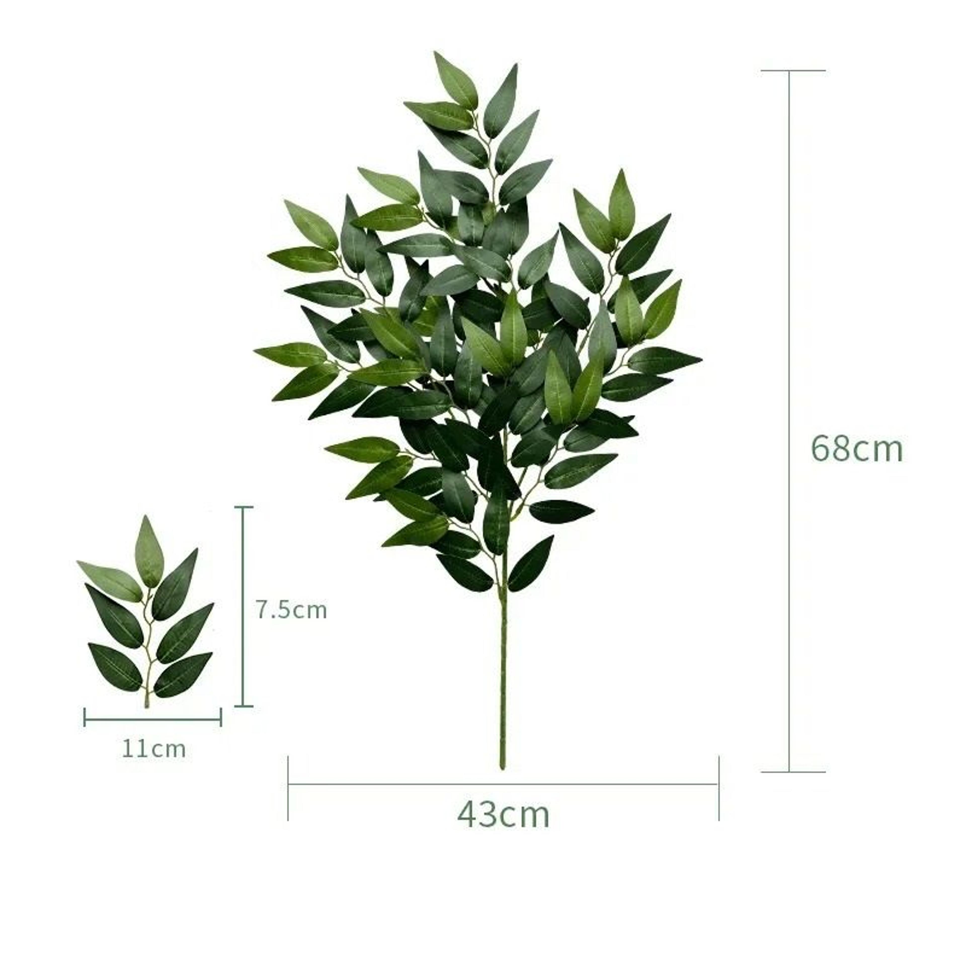 Silver Dollar Artificial Eucalyptus Greenery Stem 26