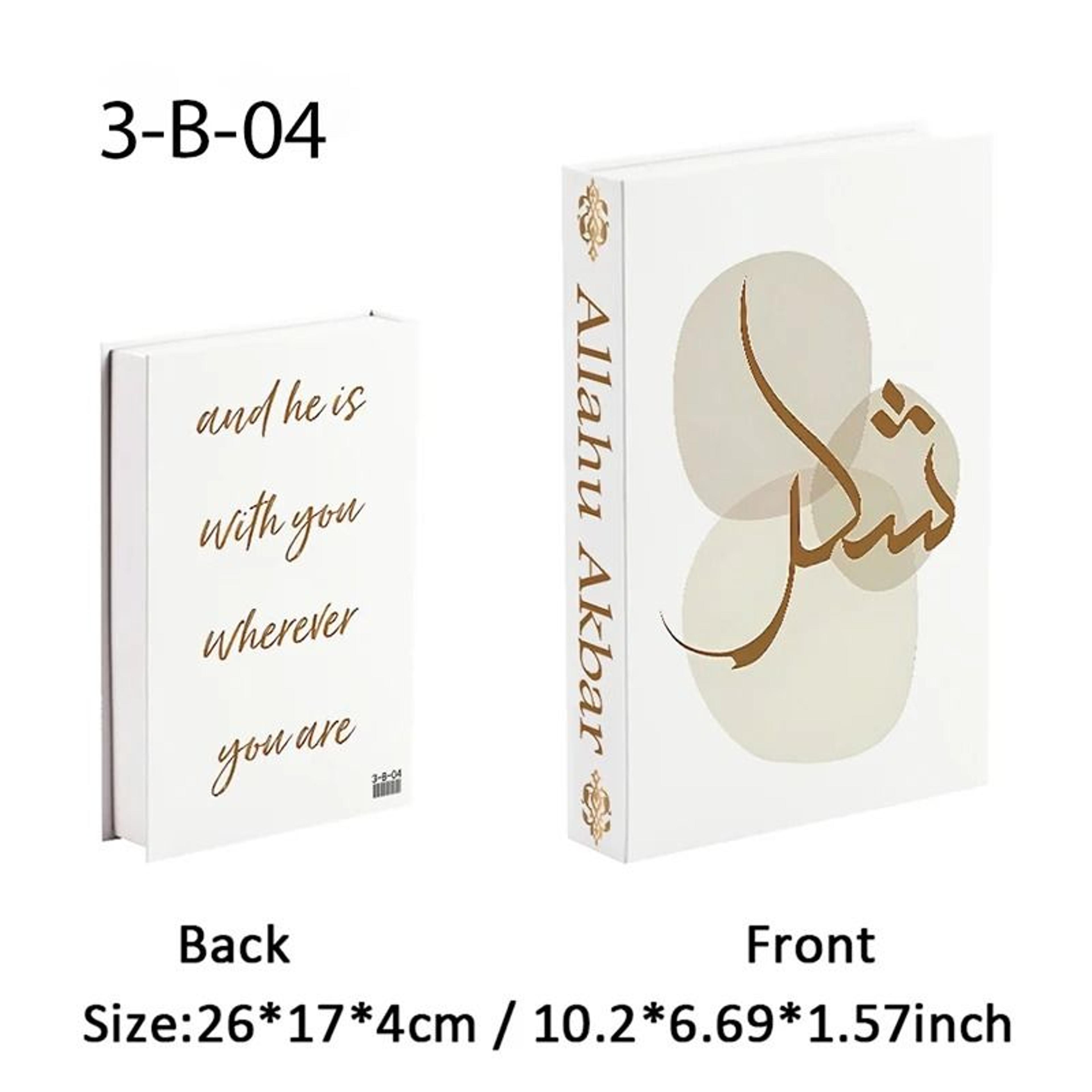 Islamic Heritage Luxury Decorative Book  Storage Box 9