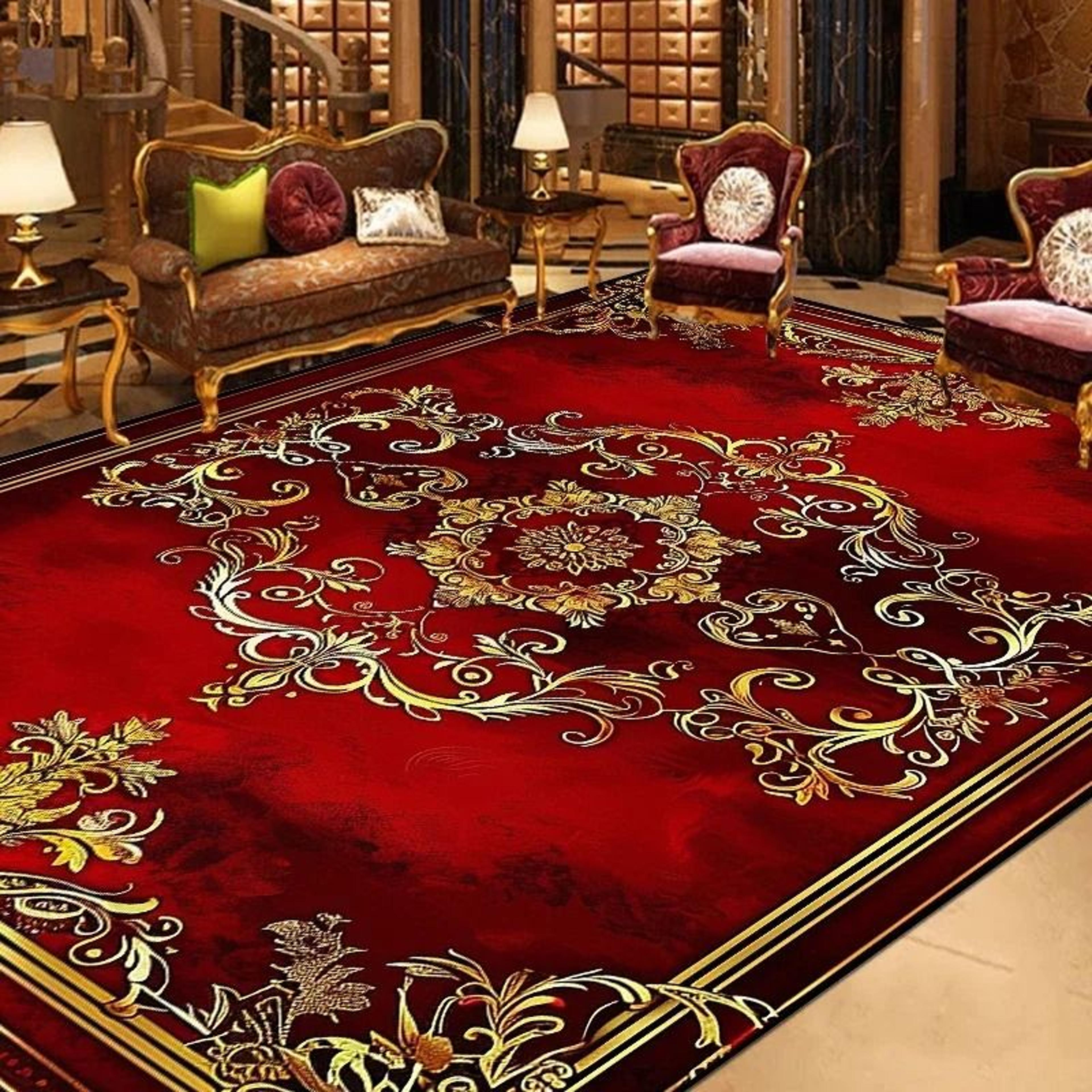 Gorgeous Retro European Architectural Area Rug 11