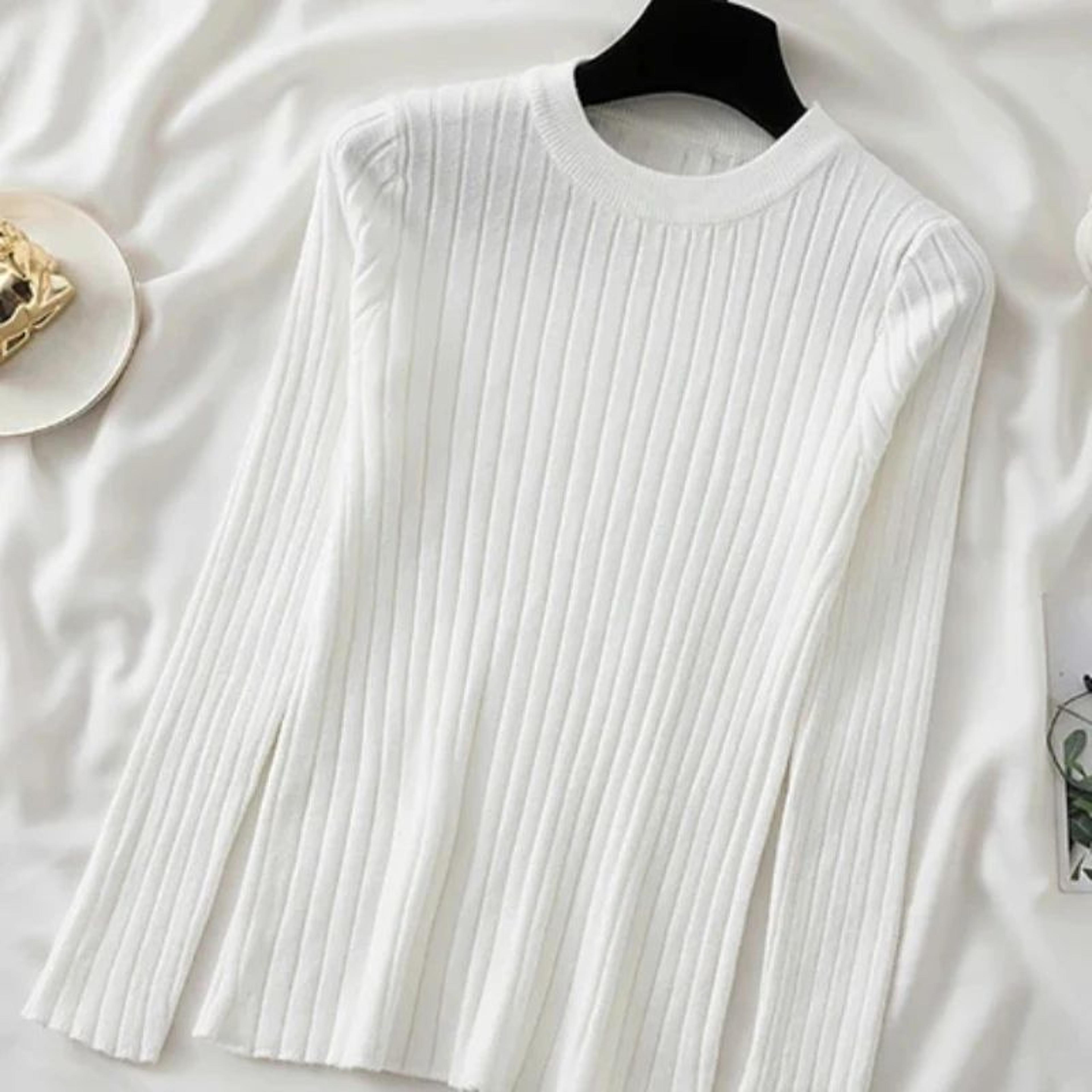Womens Cozy Knit Pullover Sweater For Autumn And Winter 19