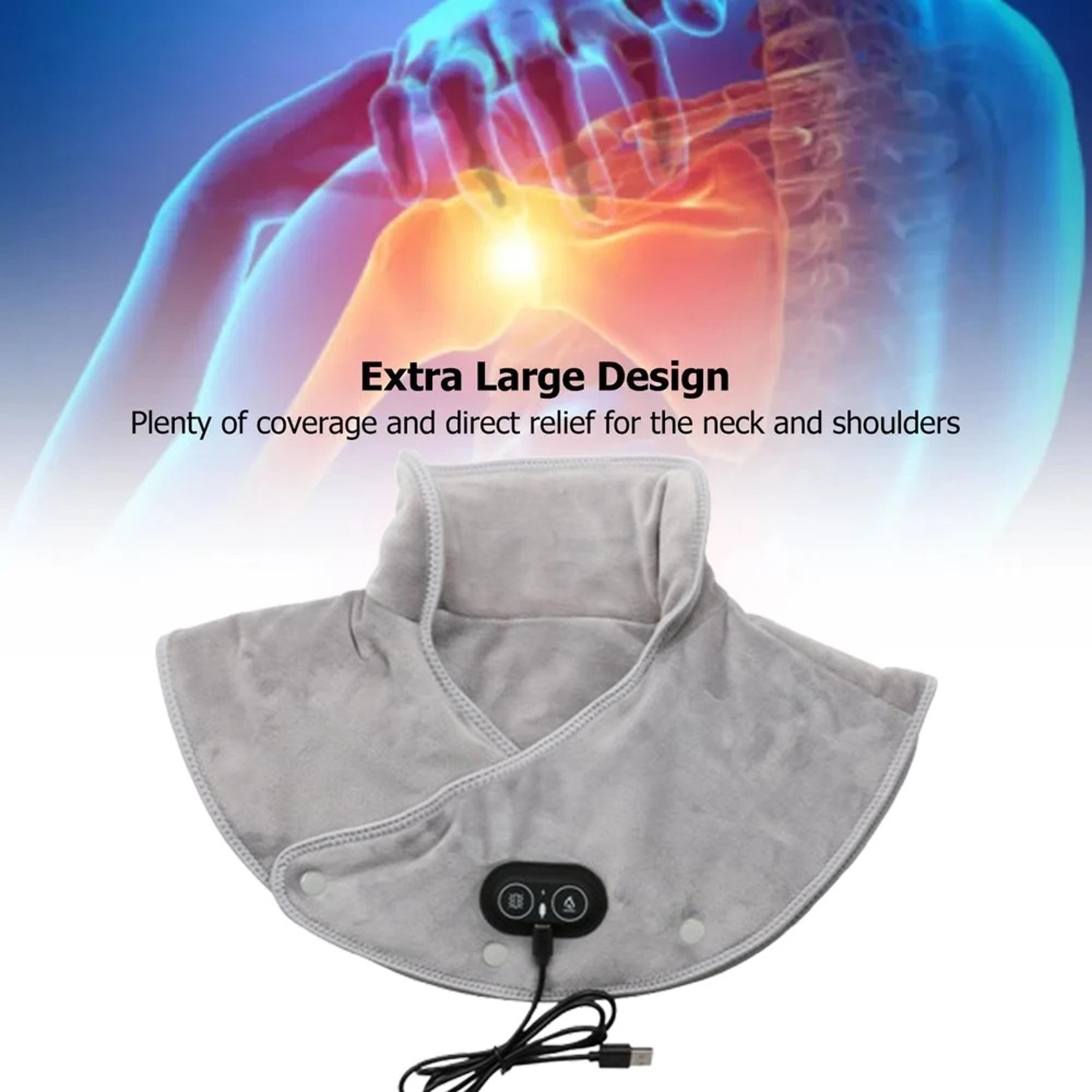 Portable Neck and Shoulder Massager with Heat