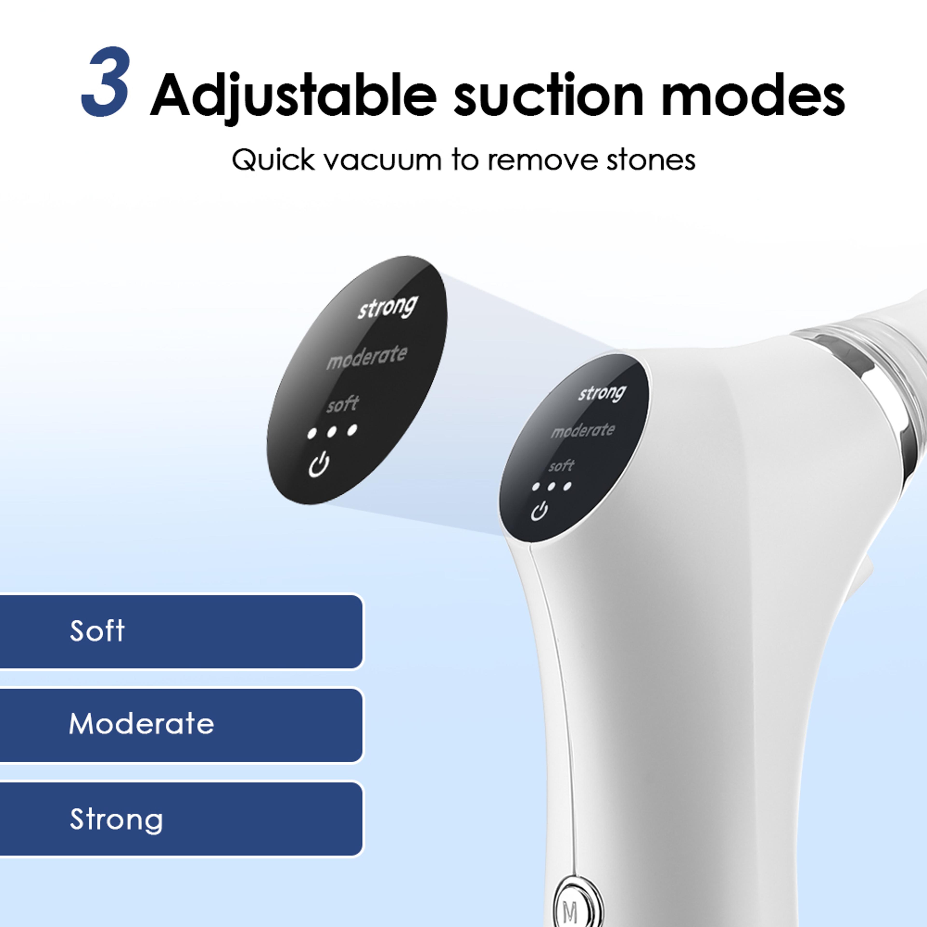 Electric Tonsil Stone Remover Kit Tonsil Stone Removal Vacuum With LED Light 3 Suction Modes  Irrig