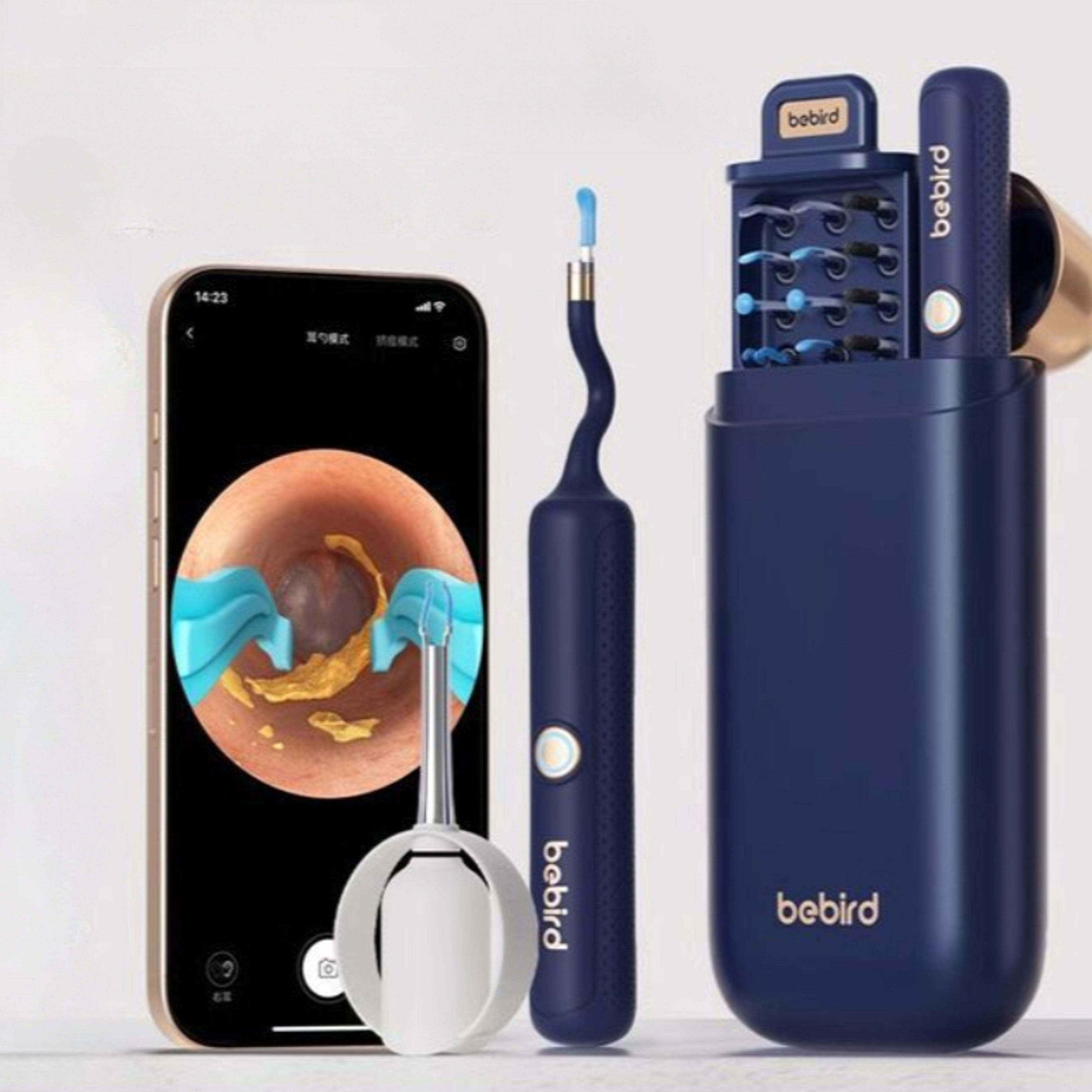 bebird visual ear cleaner, hd endoscope wireless ear scoop with tweezers for earwax removal