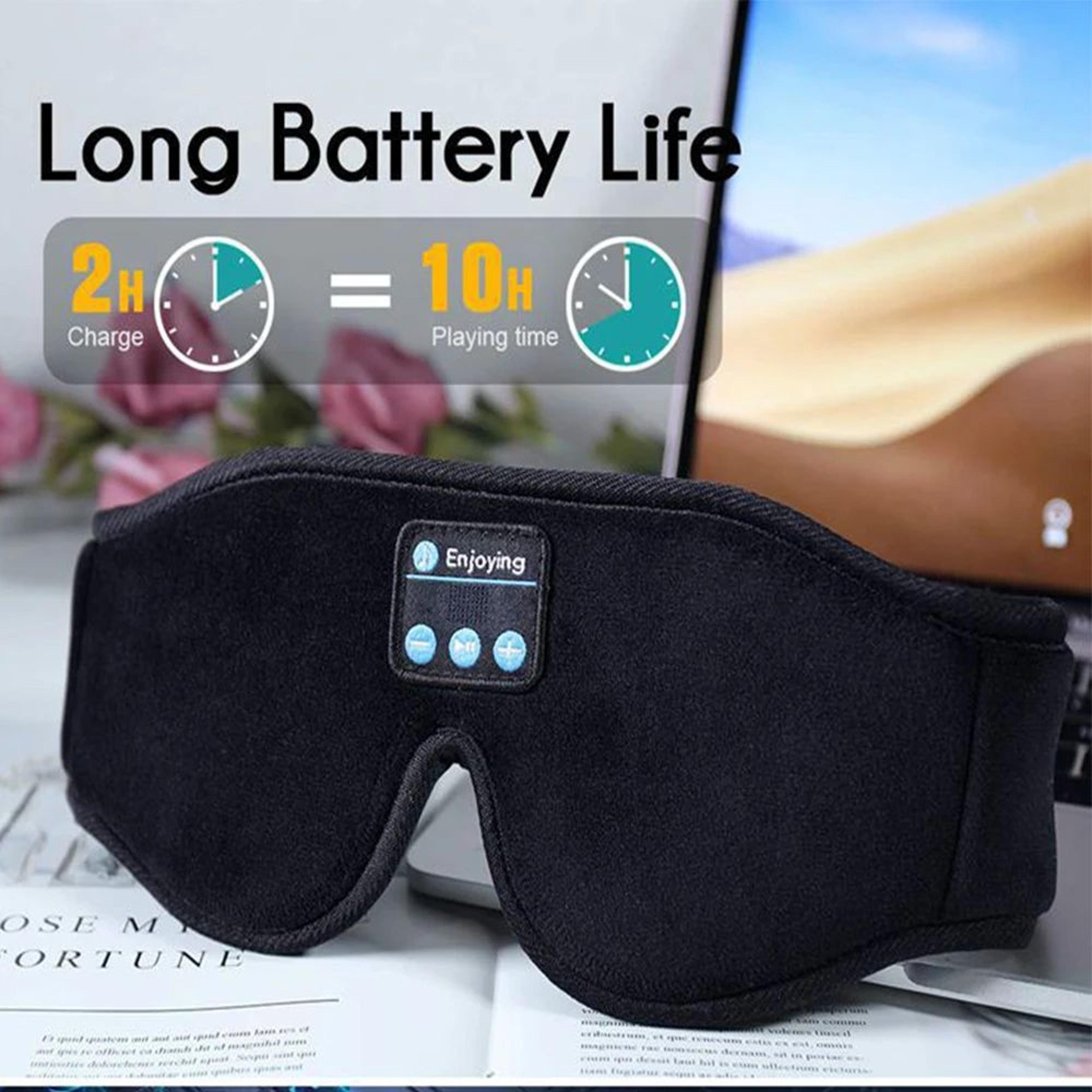 Bluetooth Sleep Mask With Headphones 3D Eye Mask Music Play Sleeping 2