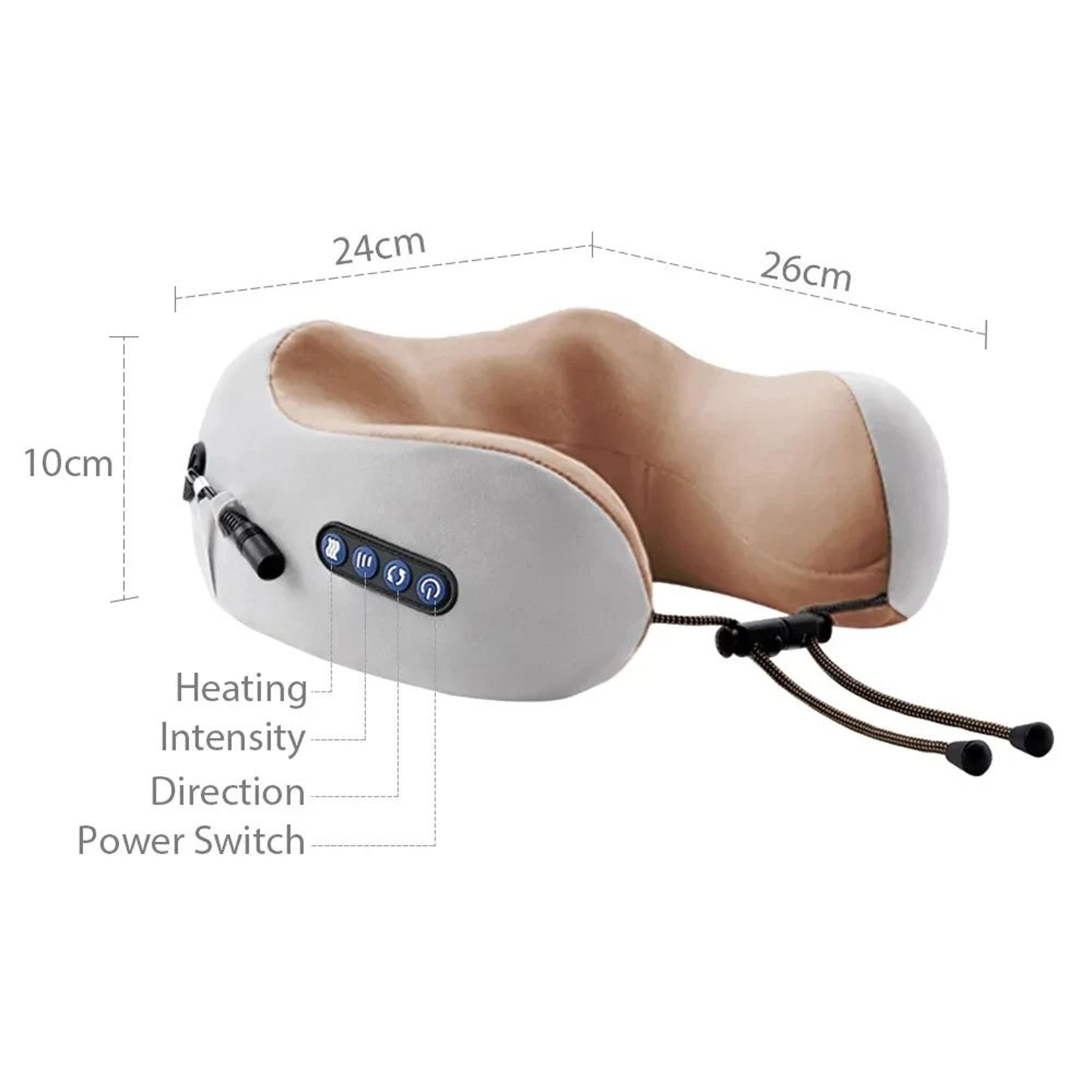 Rechargeable UShaped Neck Massager Portable Pain Relief  MultiFunction Travel Pillow 4
