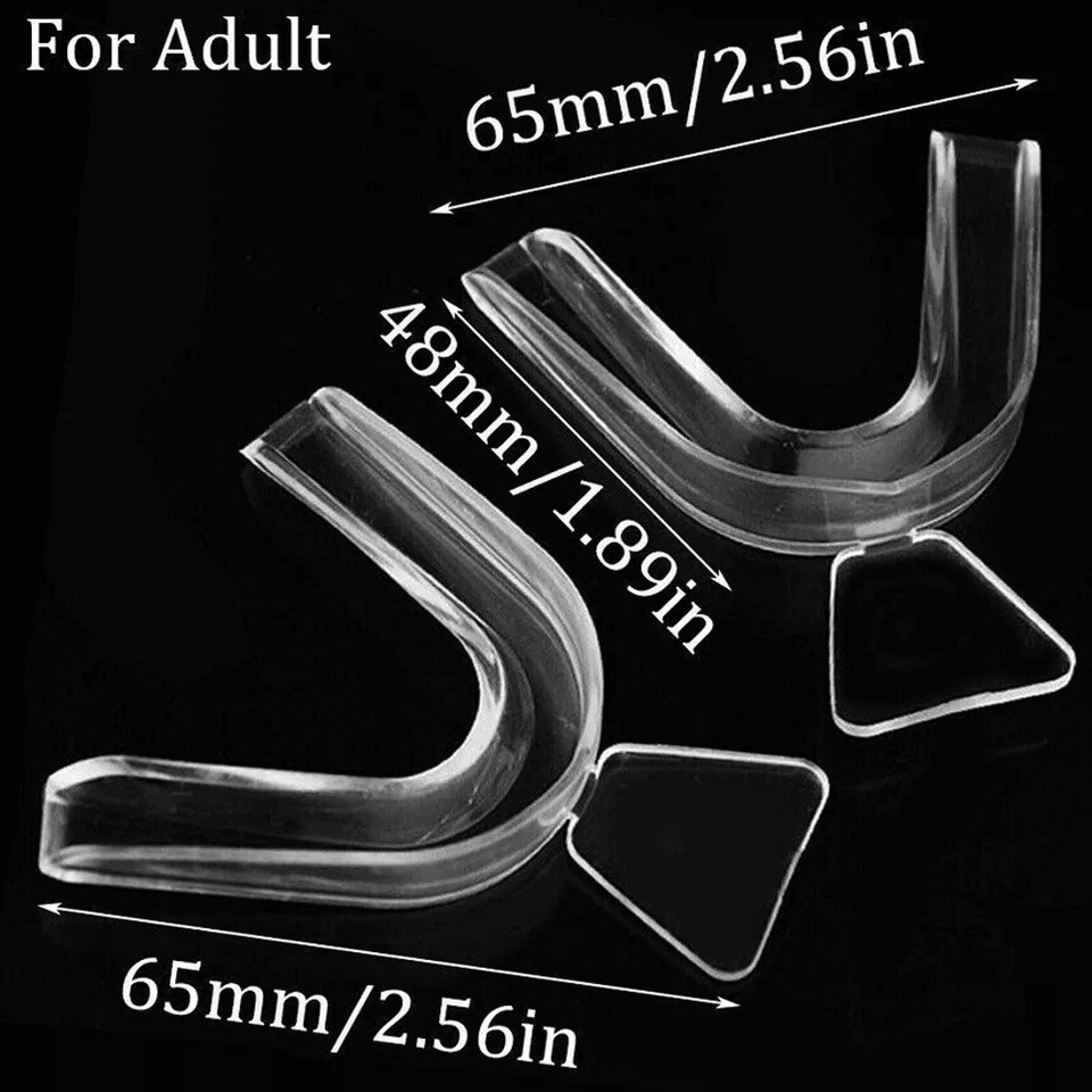 Silicone Mouth Guard For Night Sleep Dental Bite Tray For Teeth Grinding  Clenching 2