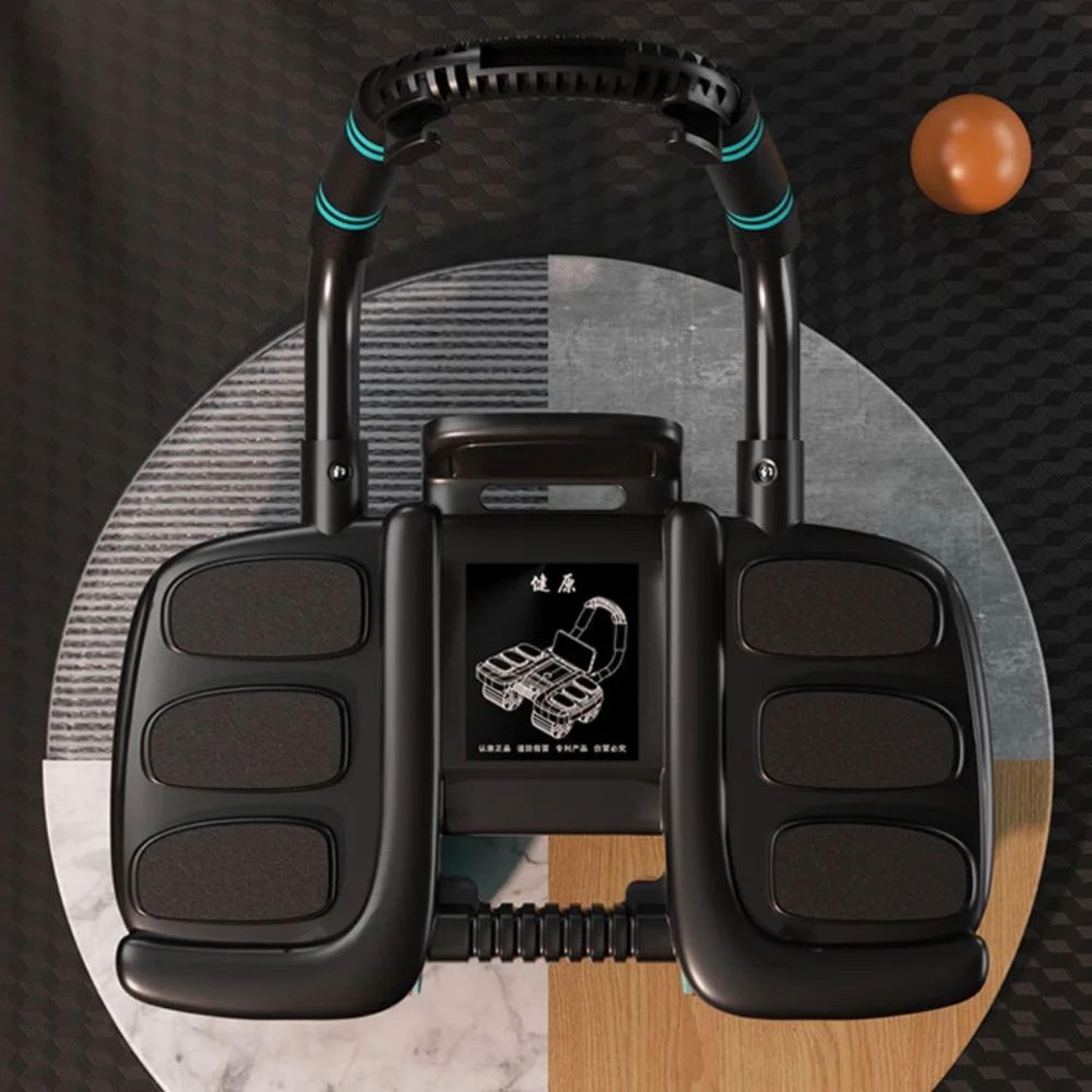 Abdominal Wheel Exerciser With Six Wheel Design Slider Abdominal Workout Wheel Automatic Rebound 2