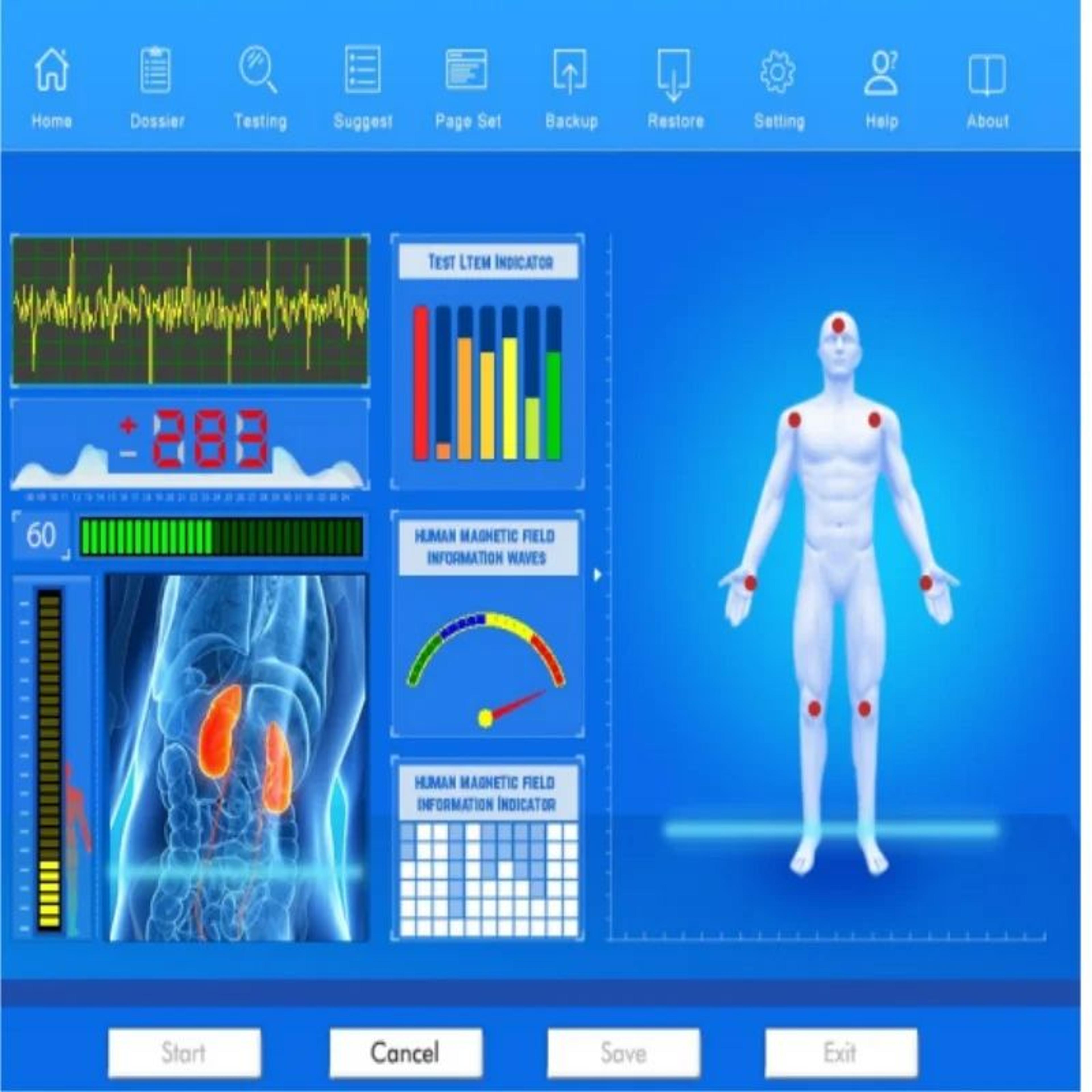 Portable Quantum Resonance Magnetic Analyzer Analytical Instrument HandTouch For Precise Detection  1