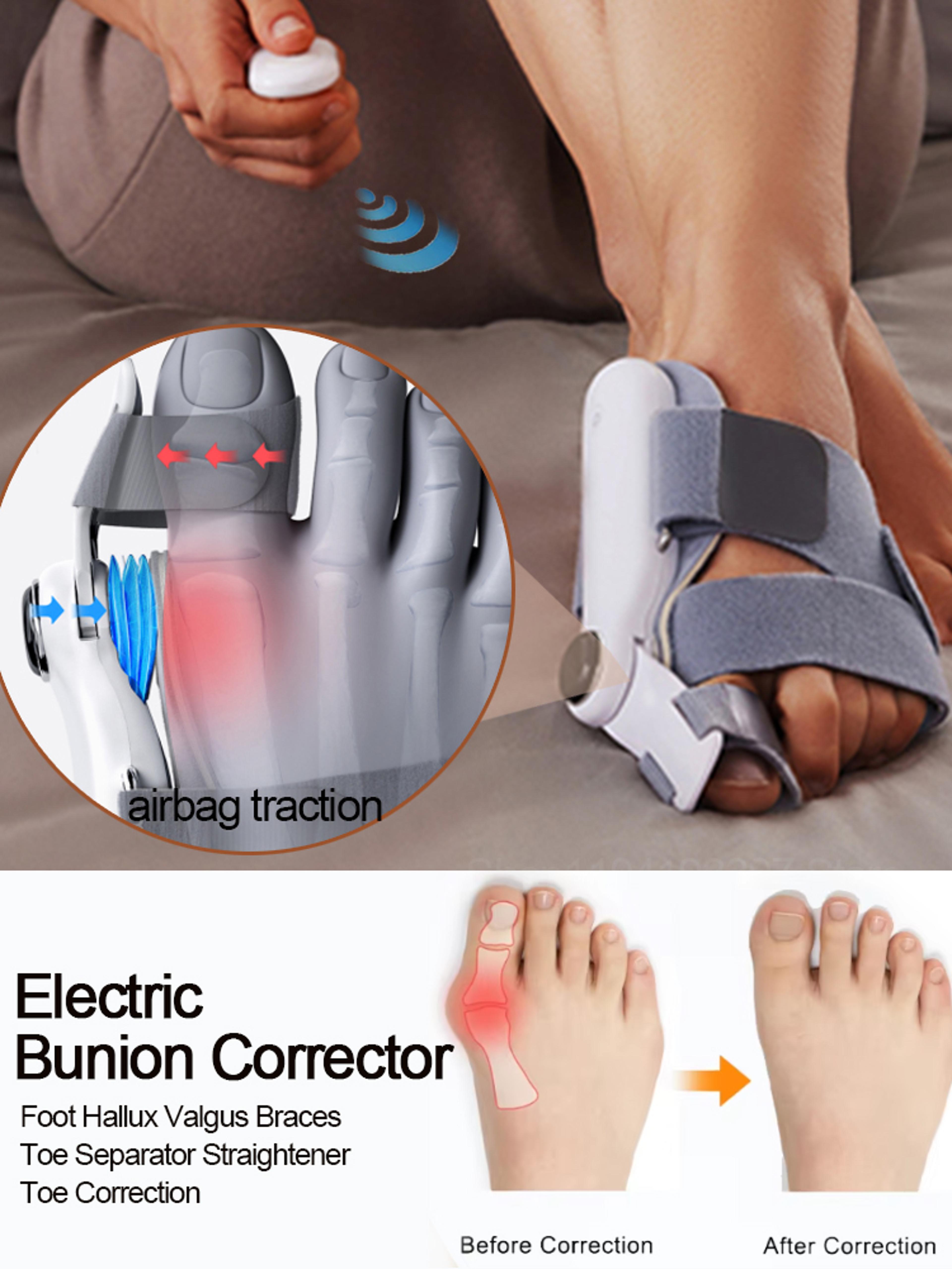 electric bunion corrector, airbag traction vibration orthopedic, foot hallux valgus braces for toe correction