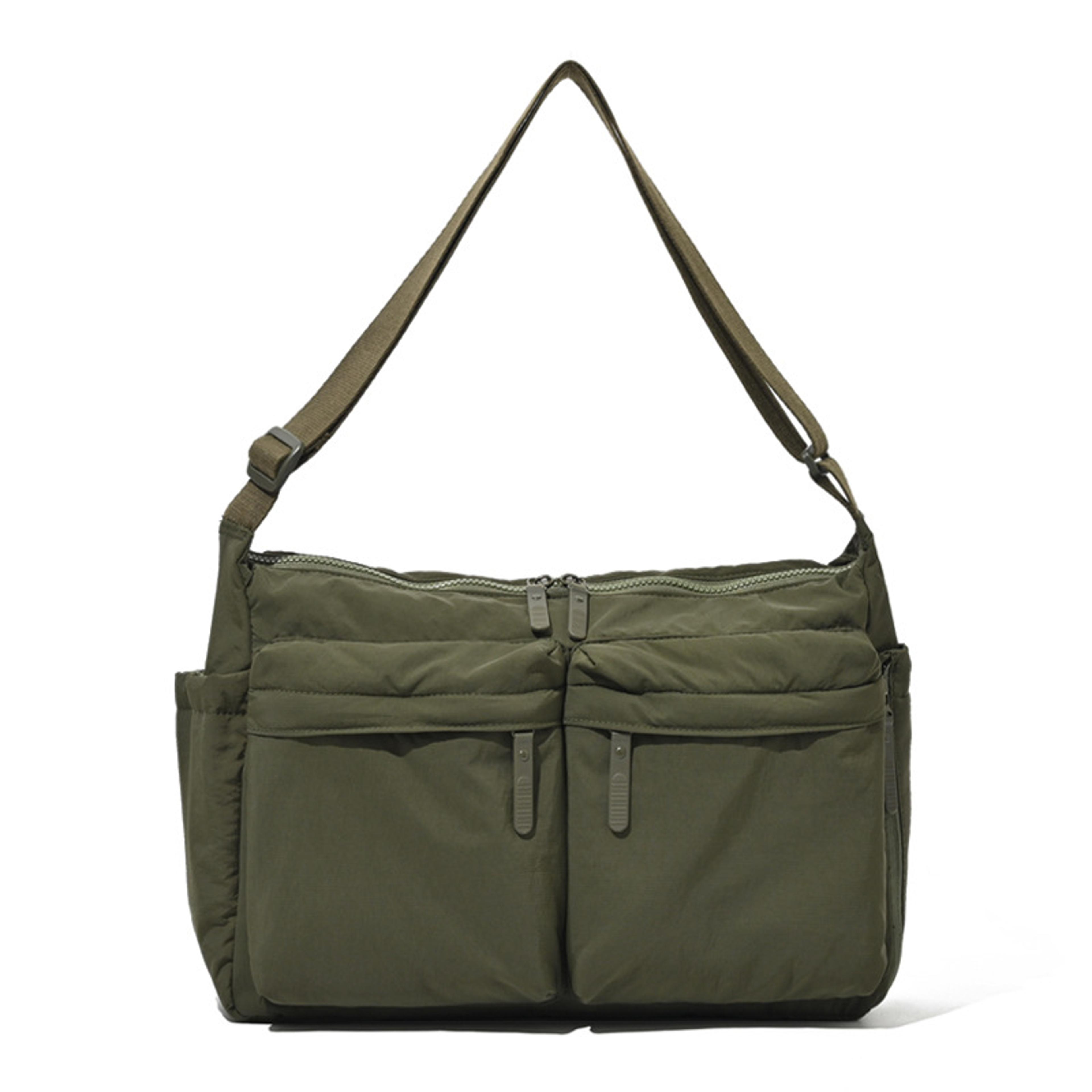 Lightweight Nylon Shoulder Bag Unisex MultiPocket Tote Spacious Capacity Bag For Work Travel And Ev 2