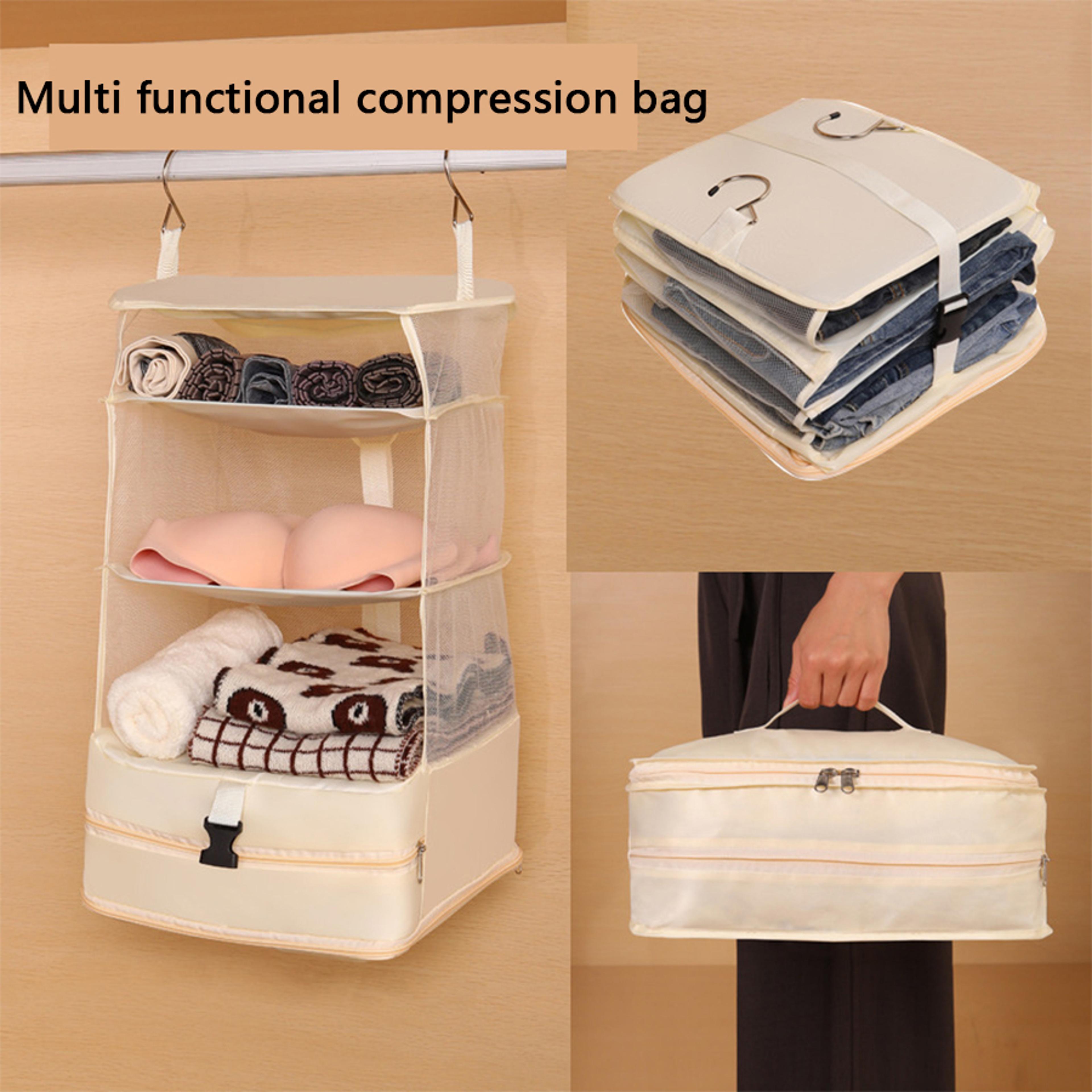 Dormitory Wardrobe Storage Artifact Hanging Multi Functional Travel Bag Underwear Socks Compression 0