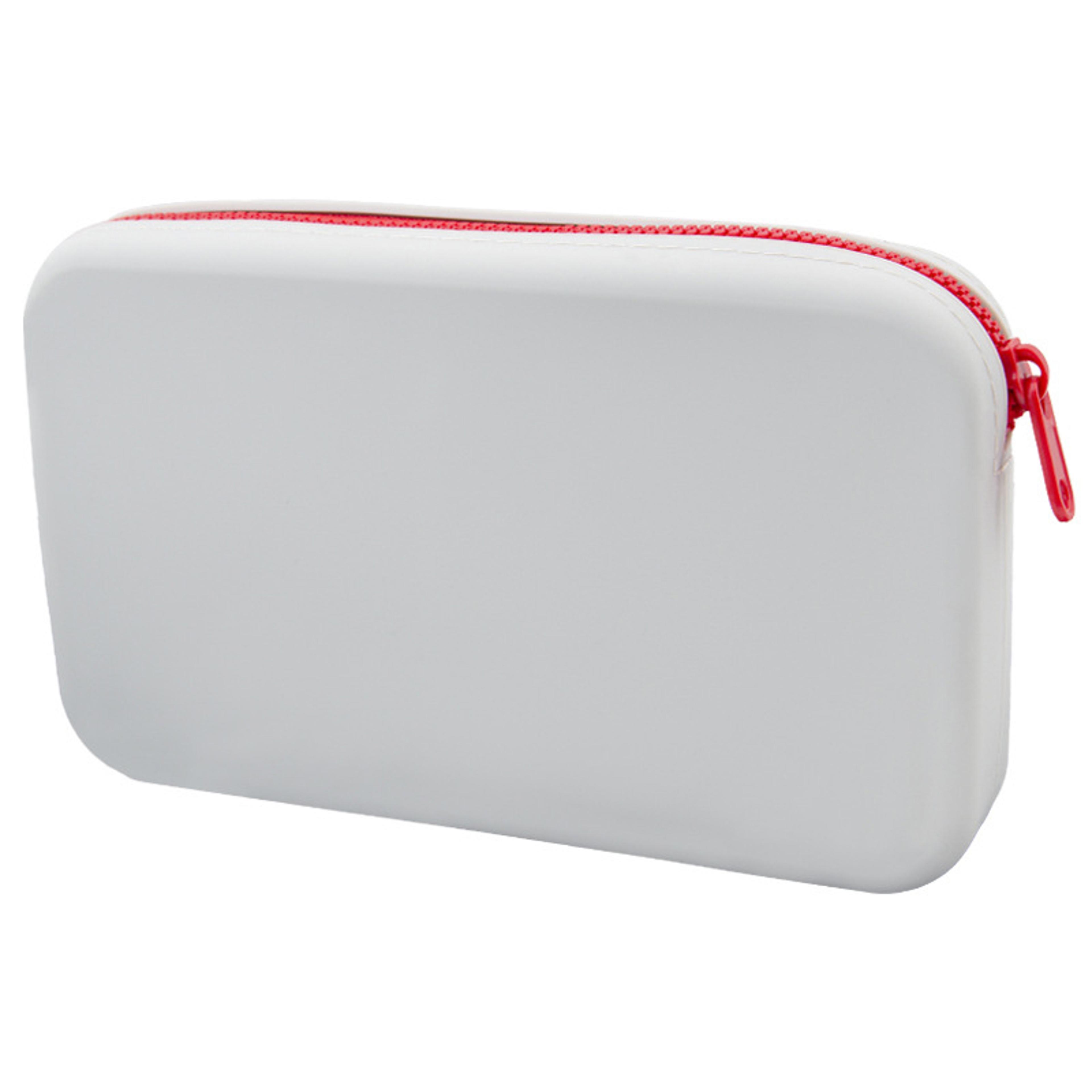 Portable Cosmetic Waterproof Organizer Square Silicone Cosmetic Travel Makeup Brush Holder Storage  5