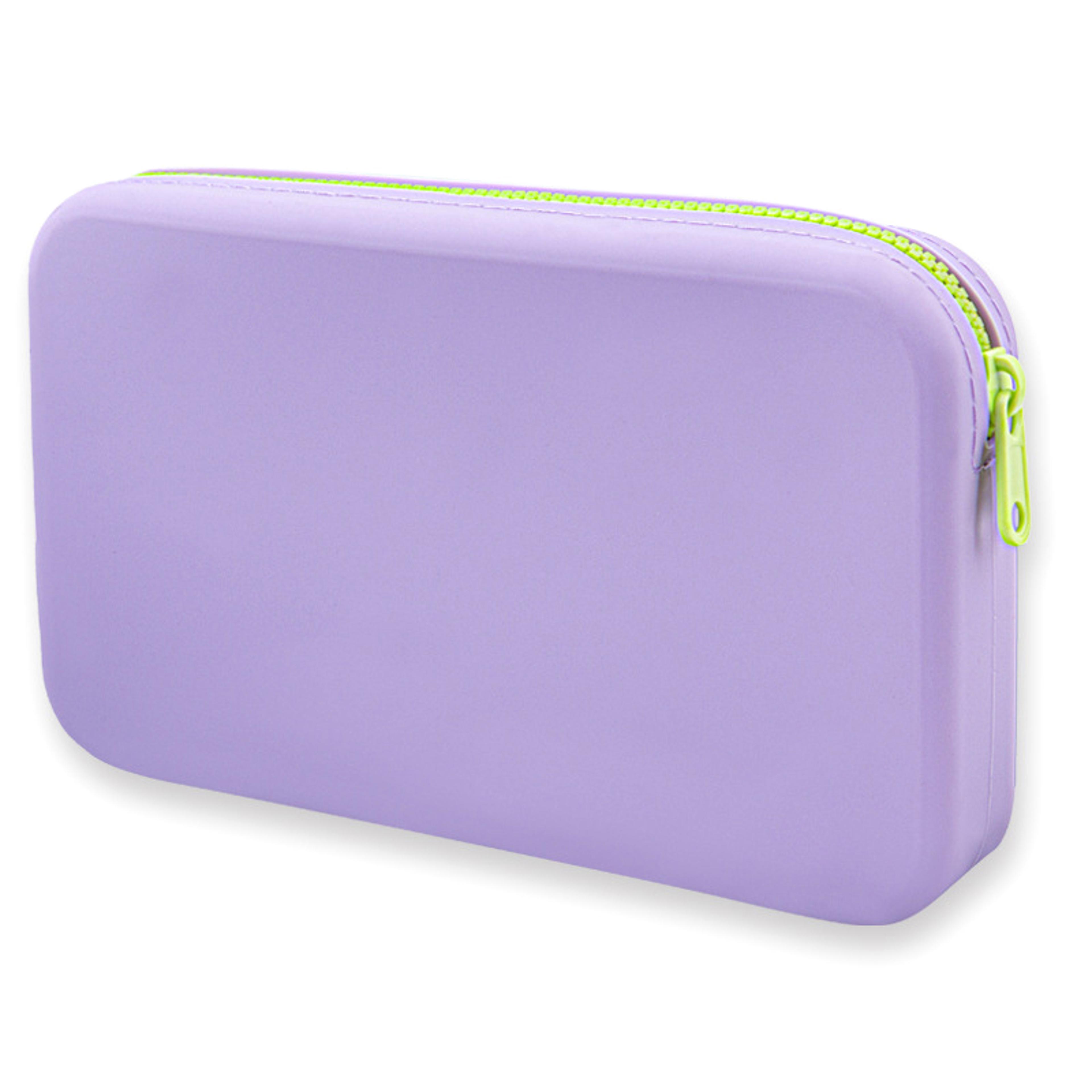 Portable Cosmetic Waterproof Organizer Square Silicone Cosmetic Travel Makeup Brush Holder Storage  7