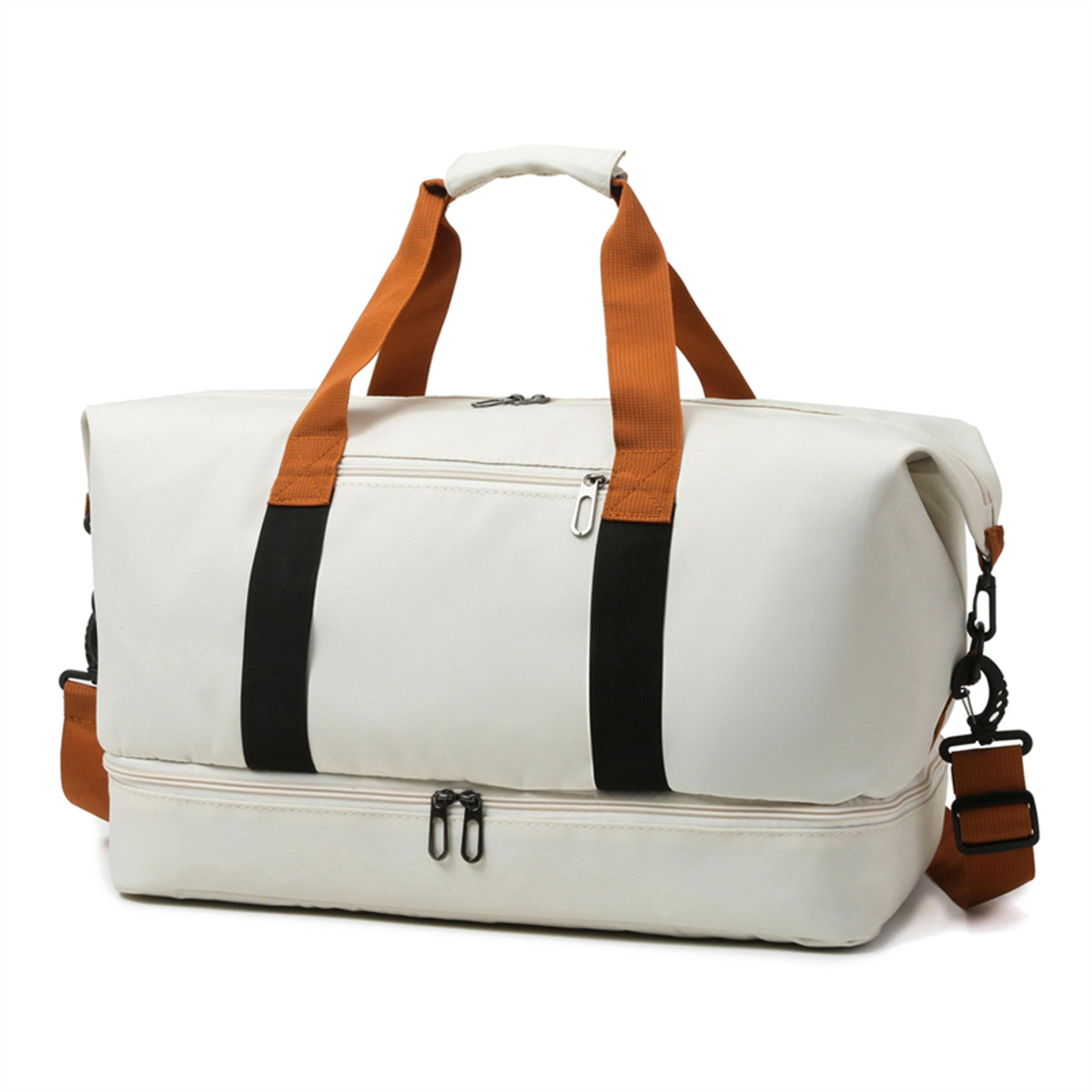 Lightweight Gym Bag Largecapacity Portable Travel Bag Independent Shoe Compartment Shoulder Messeng