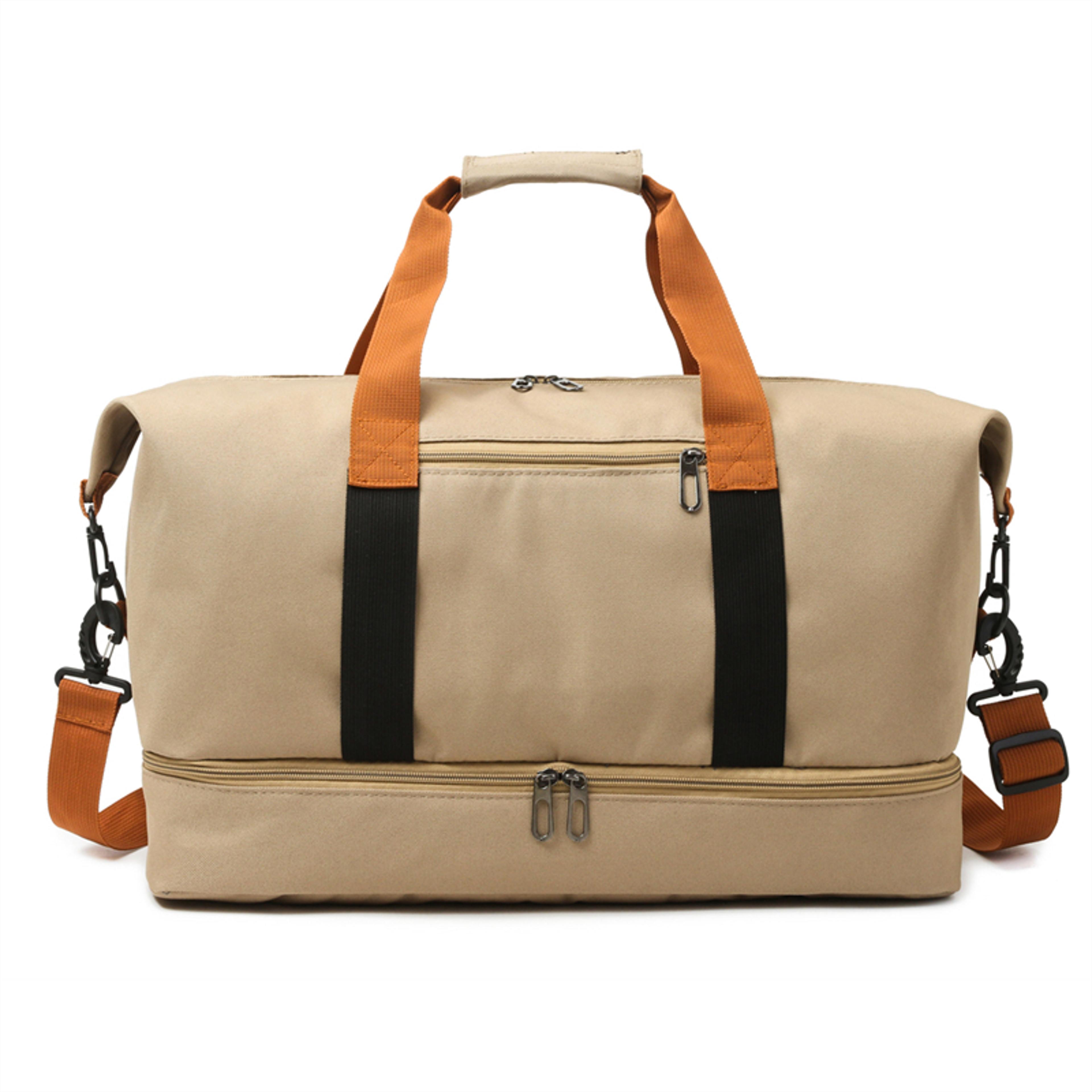 Lightweight Gym Bag Largecapacity Portable Travel Bag Independent Shoe Compartment Shoulder Messeng