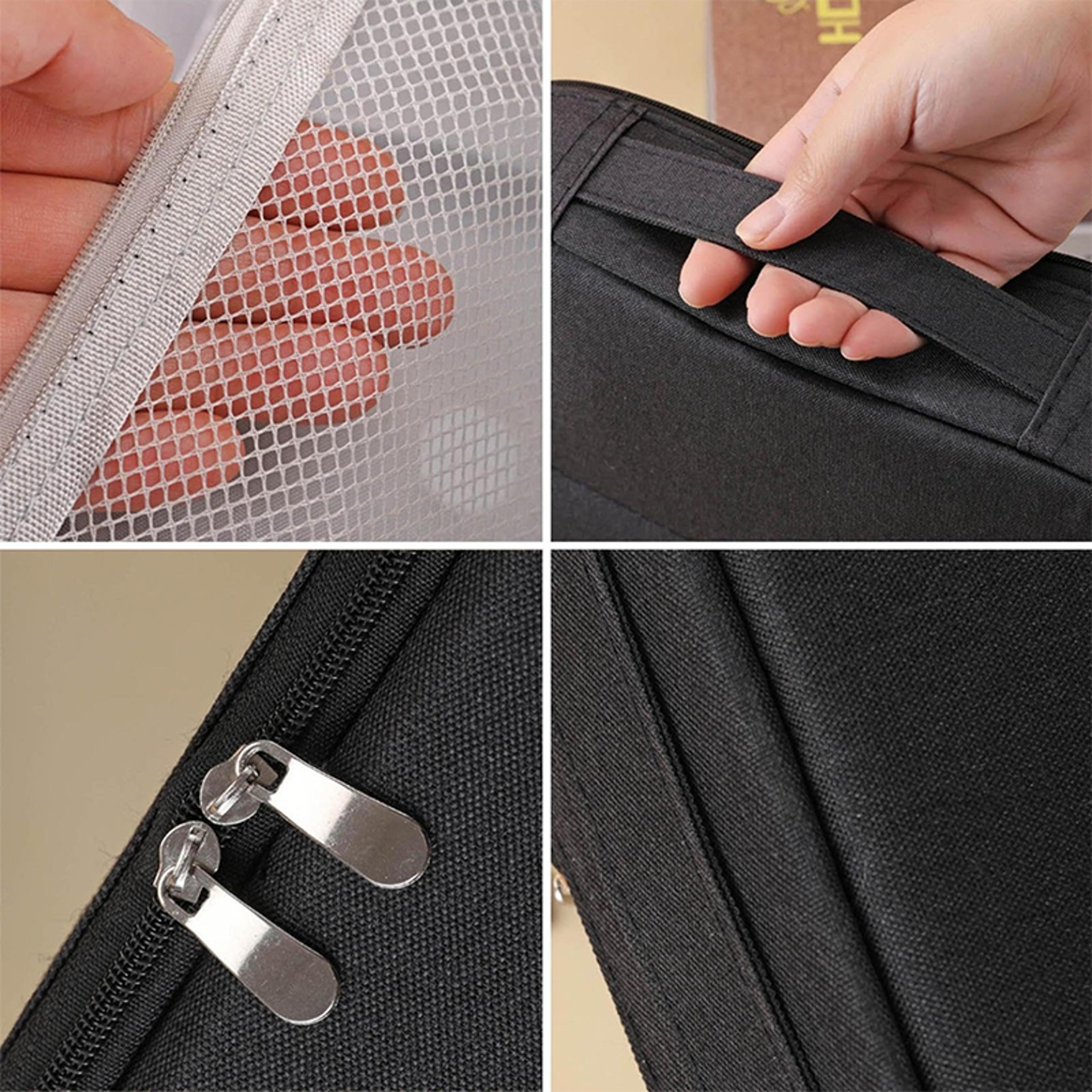 Portable Waterproof Vertical Cosmetic Bag Large Capacity Toiletry Bag For Women Travel Makeup And S 4