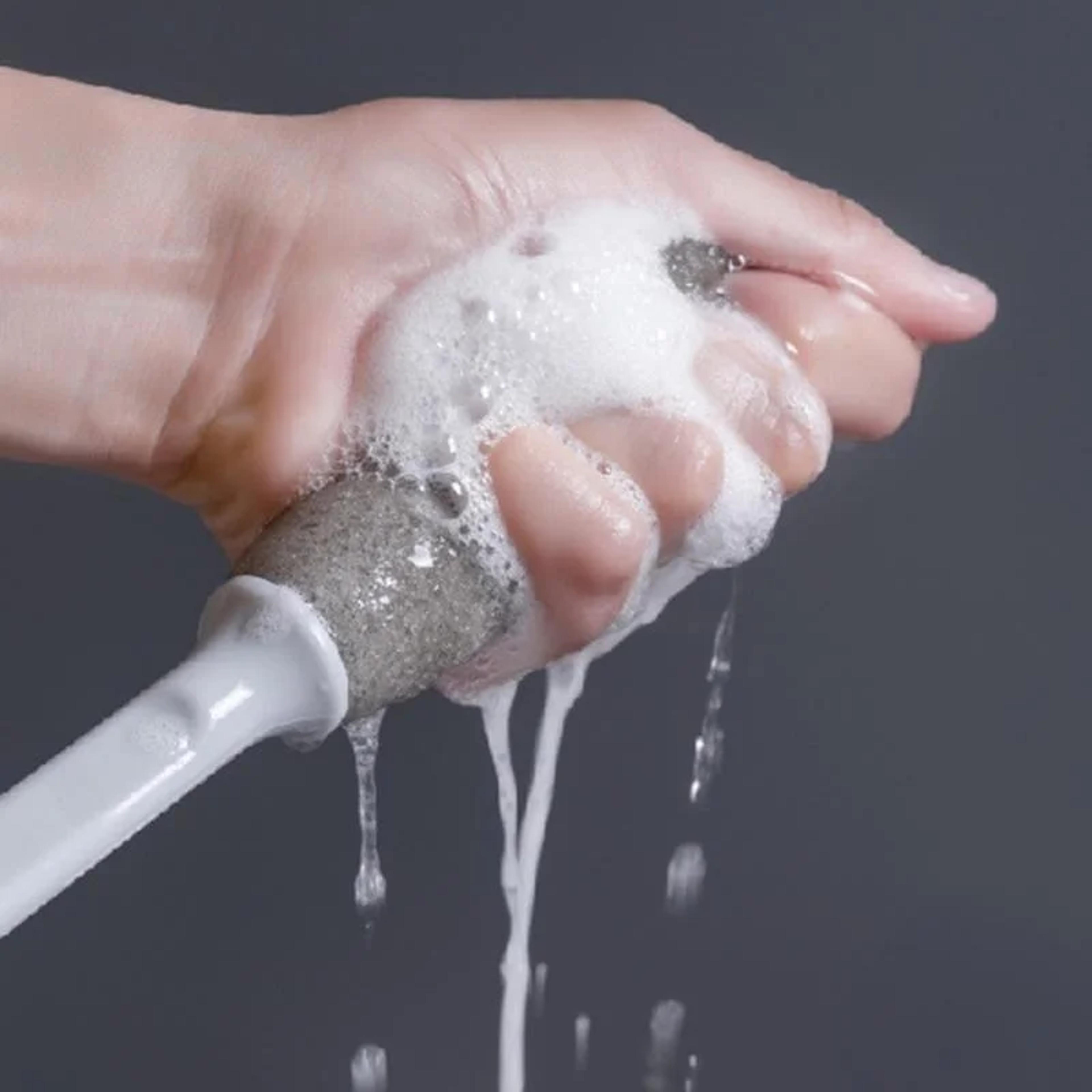 Long Handle Bottle Cleaning Sponge Brush For Cups Beer Glasses  Jugs Kitchen Scrubber Tool 4