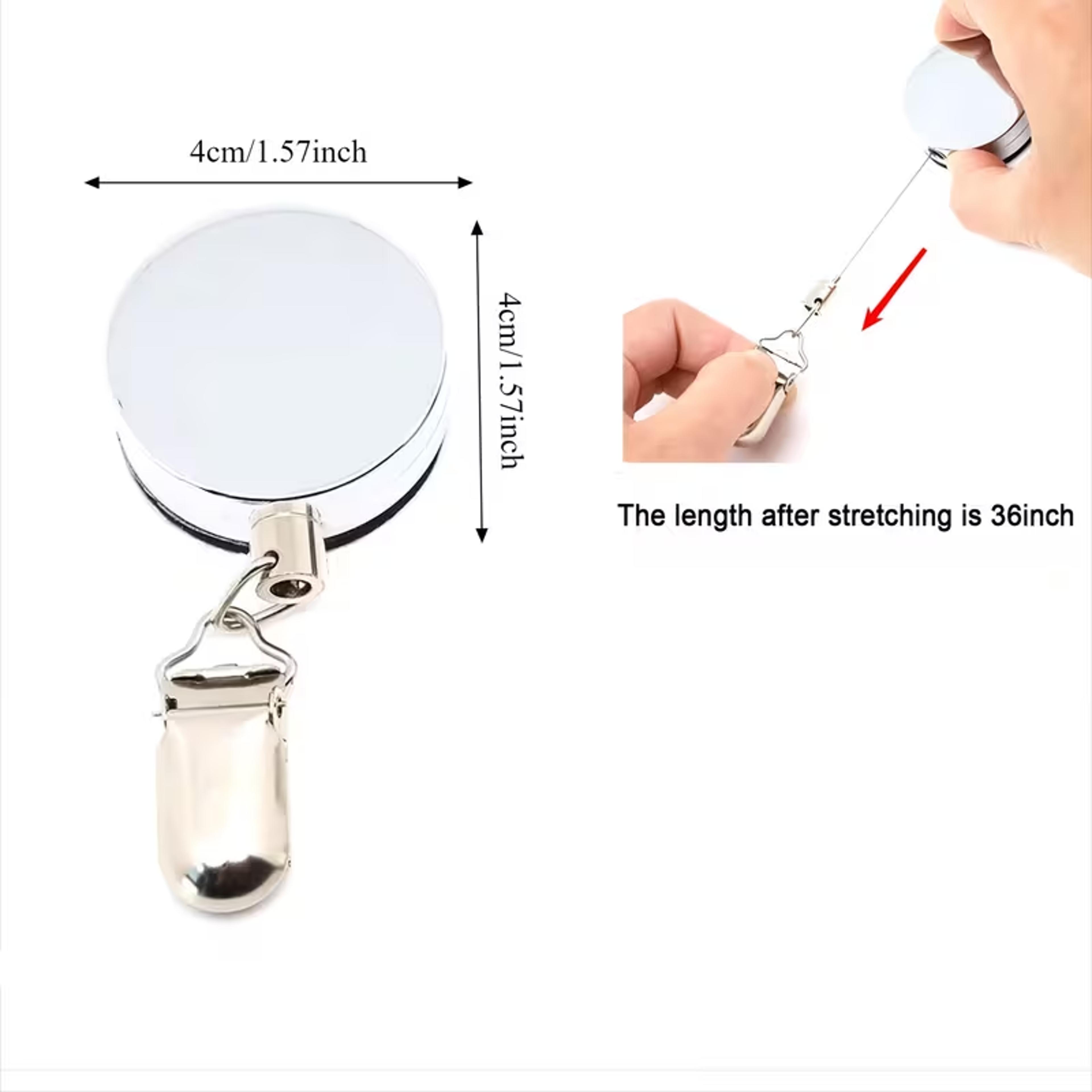 Automatic Retractable Self Adhesive Towel Rack No Drill Wall Mounted Clip Holder Organizer 5