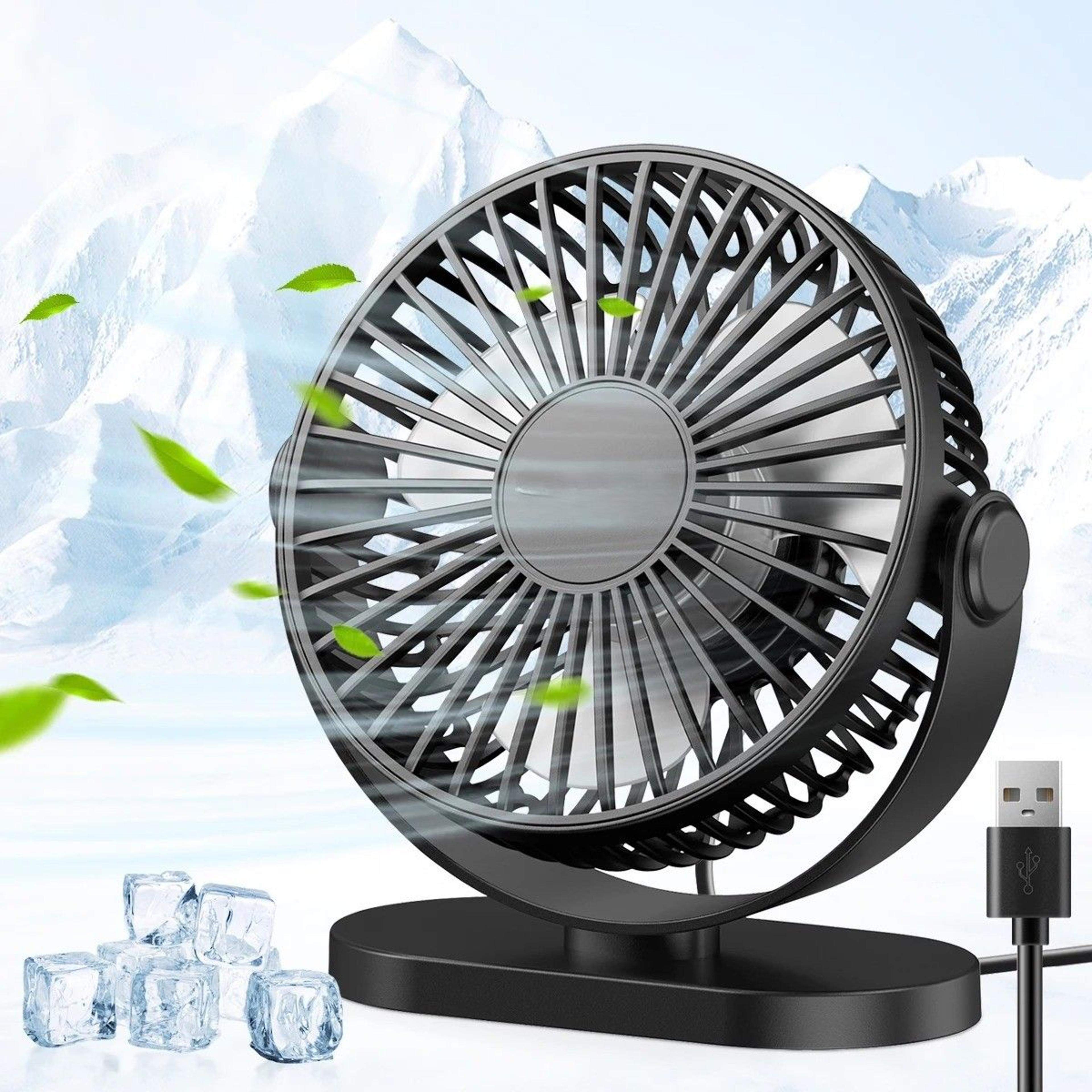 portable usb desk fan quiet speed wall mounted mini cooling fan for home office