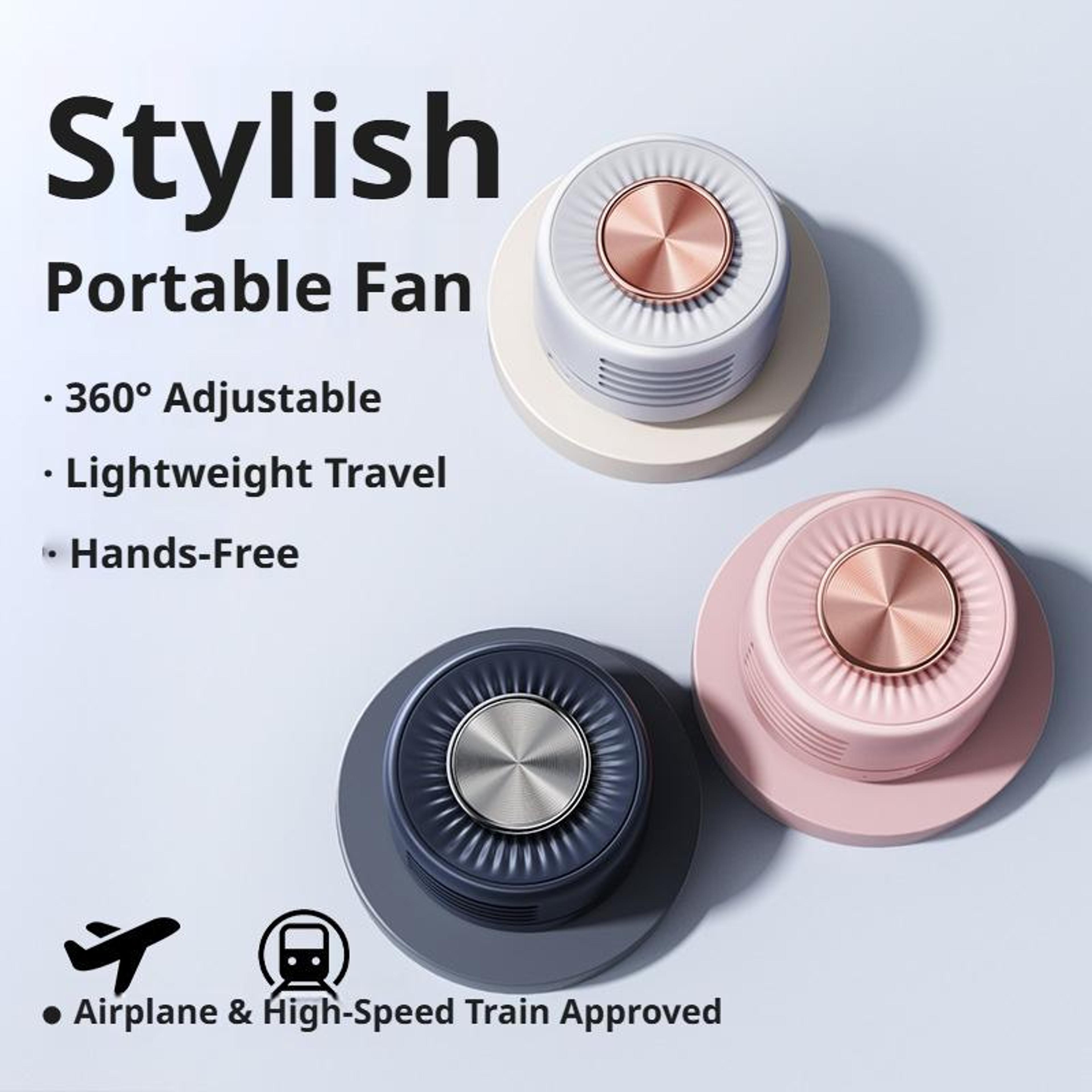 Portable USB Bladeless Clip On Wearable Cooling Fan 3