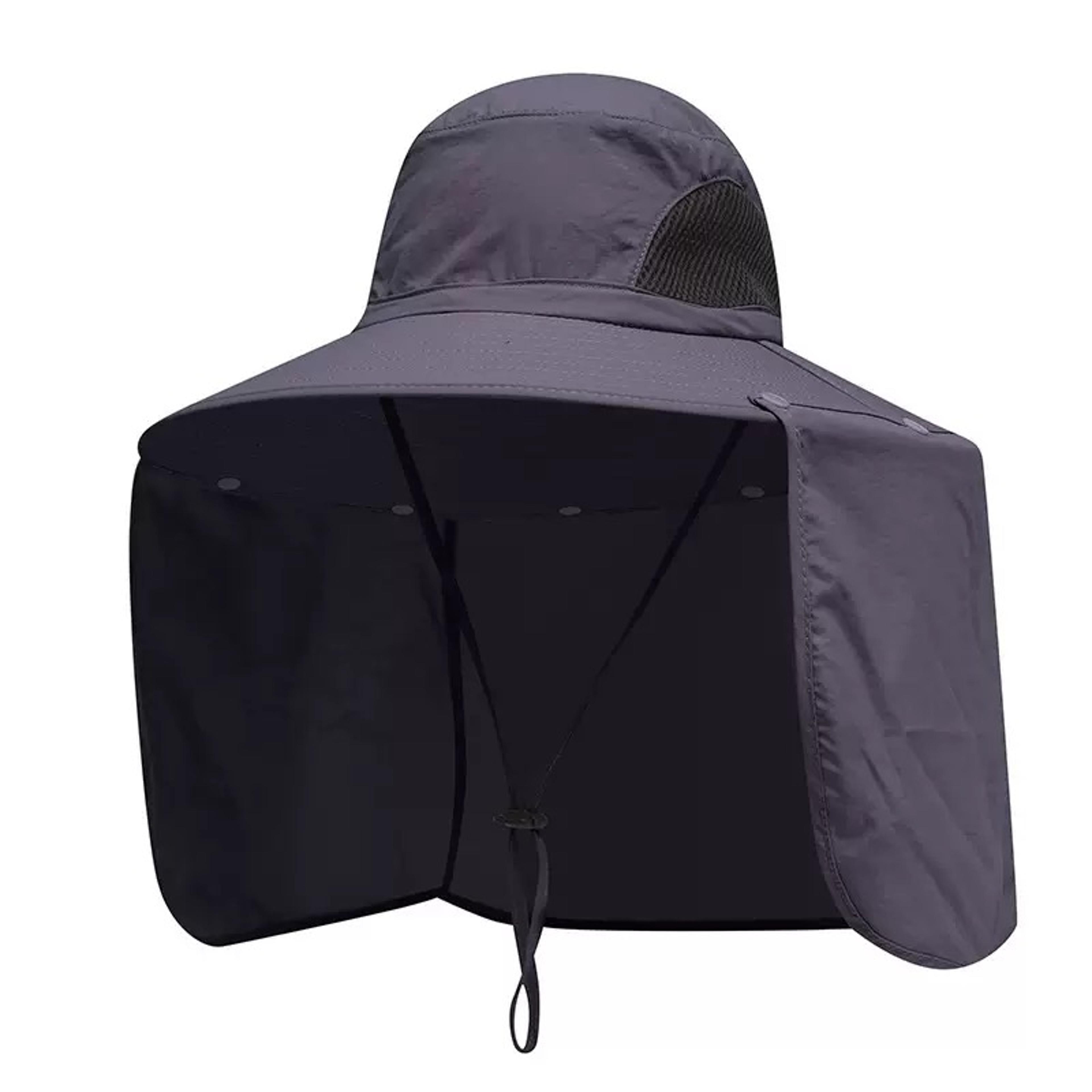 Wide Brim Sun Hat With Removable Neck Flap UV Protection Fishing Hat For Hiking  Outdoor Adventures 3
