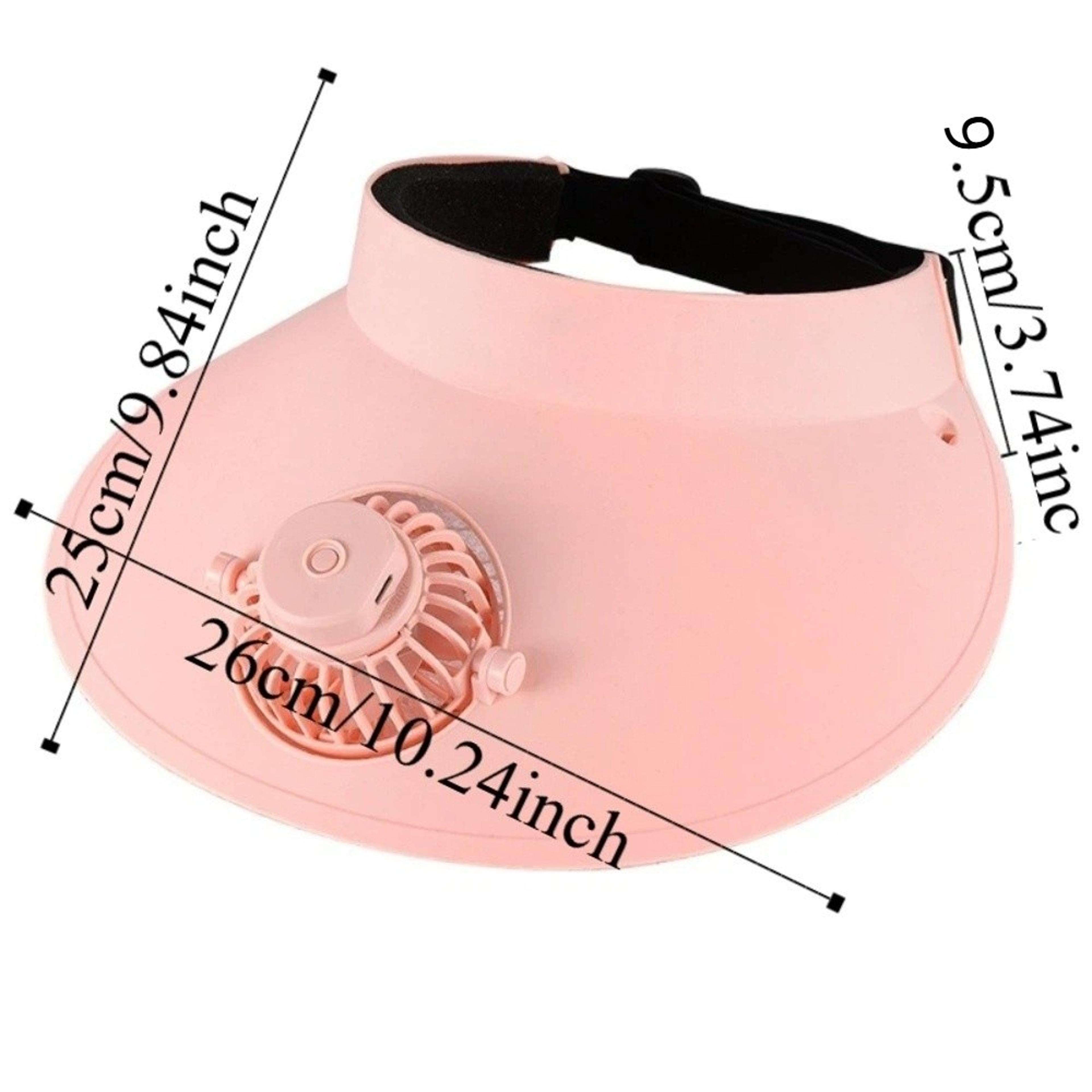 Cooling Fan Hat With Speed Airflow Adjustable Breathable Sun Visor For Fishing Hiking  Outdoor Work 5