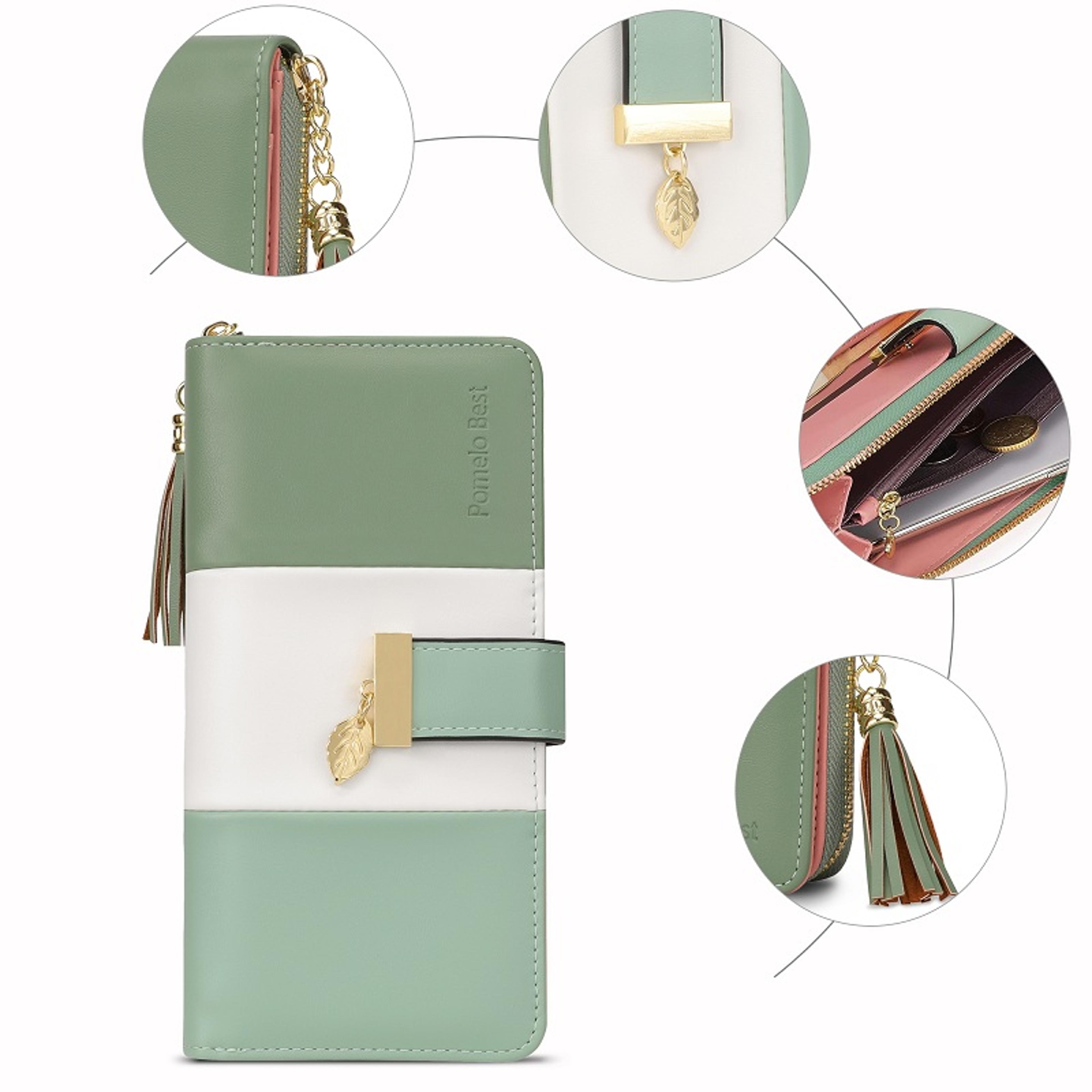 Pomelo RFID Blocking Wallet For Women Large Capacity Phone Wallet With Card Holder 1